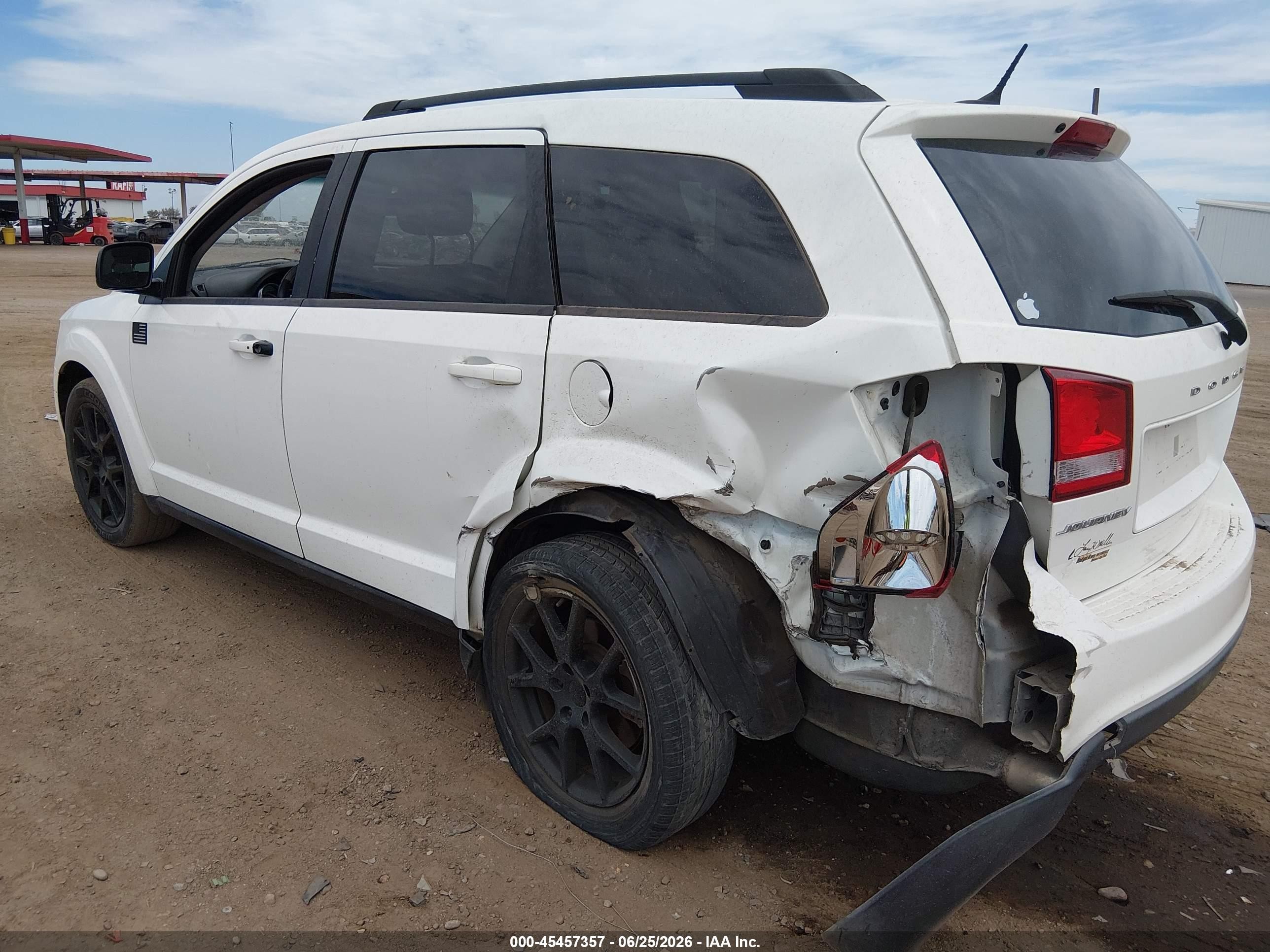 2014 Dodge Journey Sxt White vin: 3C4PDCBGXET182301