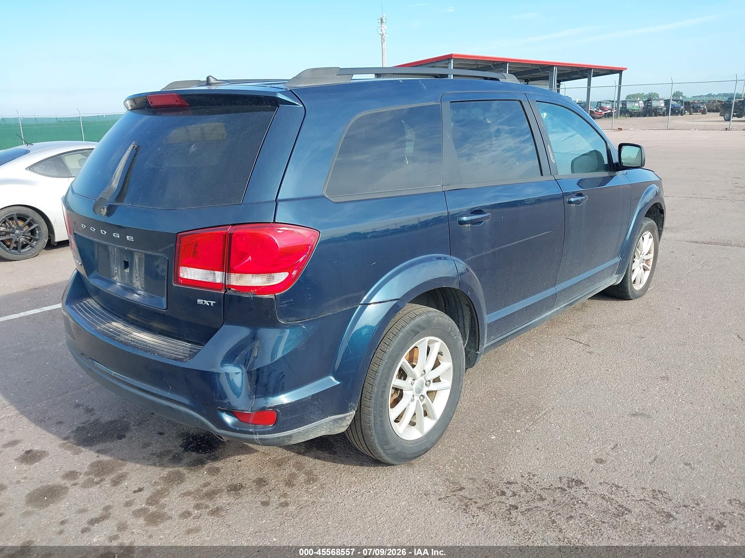 2014 Dodge Journey Sxt Blue vin: 3C4PDCBGXET188860