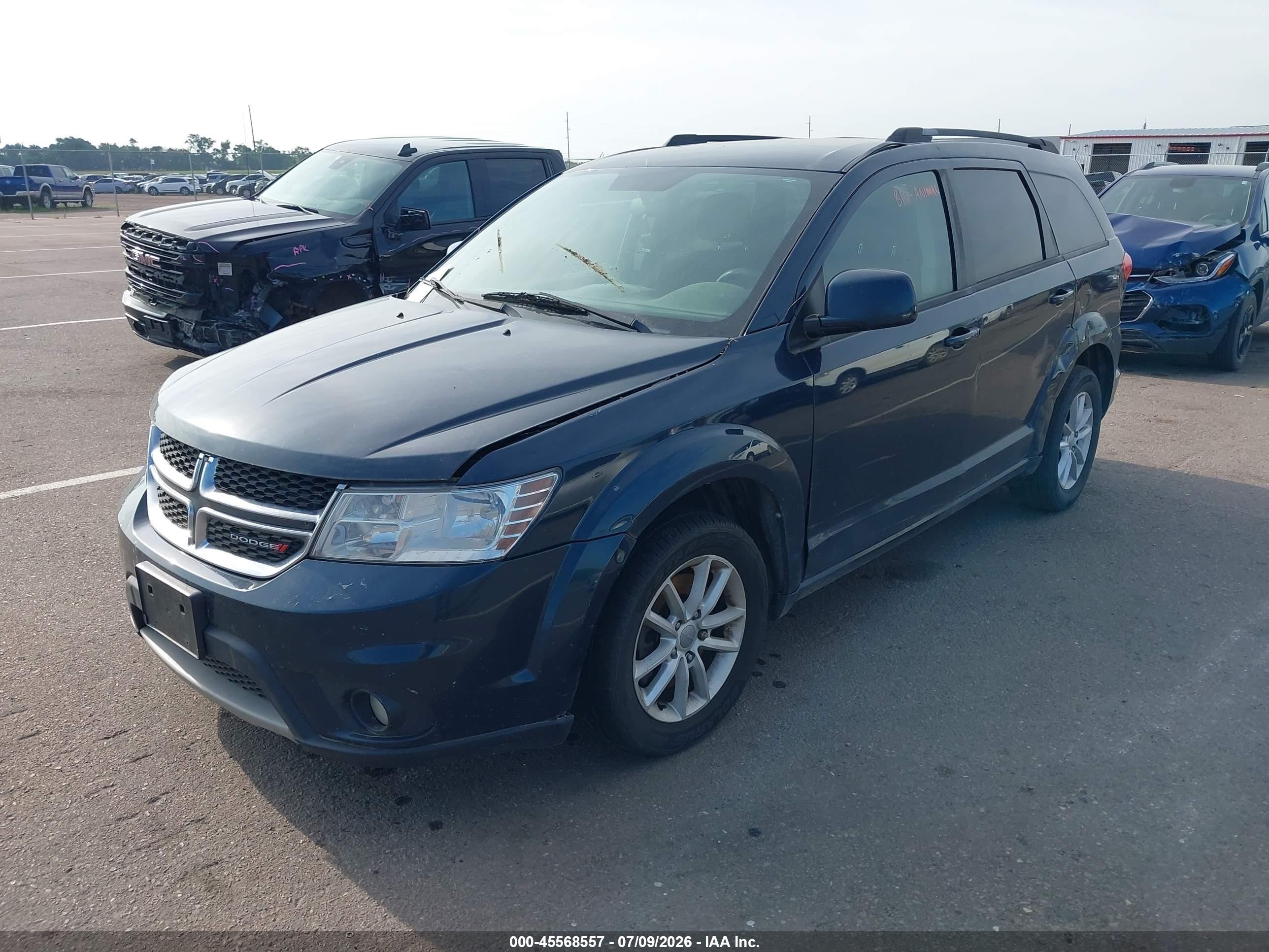 2014 Dodge Journey Sxt Blue vin: 3C4PDCBGXET188860