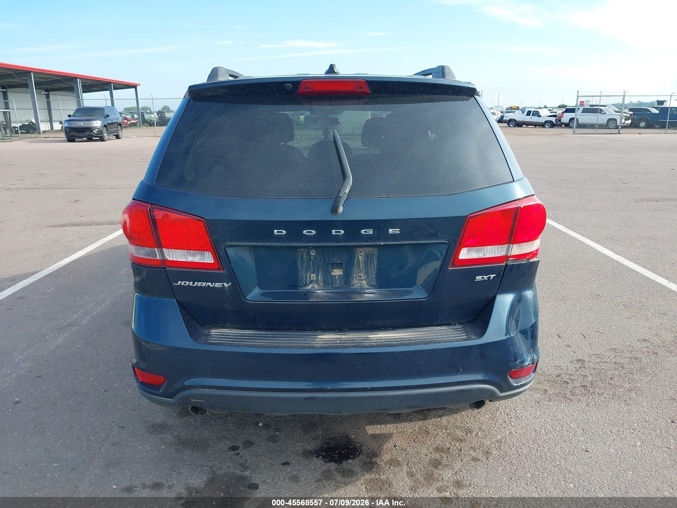 2014 Dodge Journey Sxt Blue vin: 3C4PDCBGXET188860