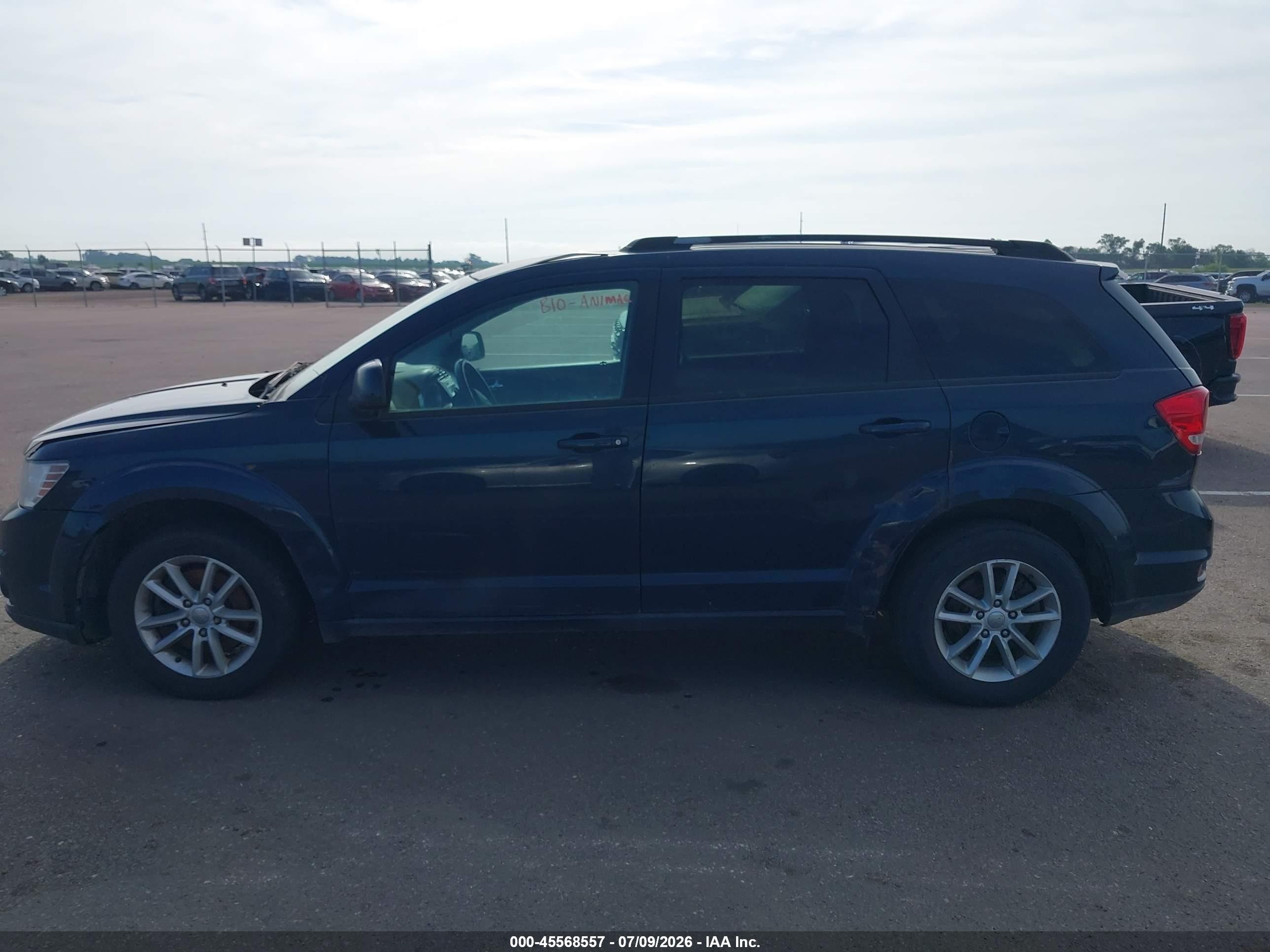2014 Dodge Journey Sxt Blue vin: 3C4PDCBGXET188860