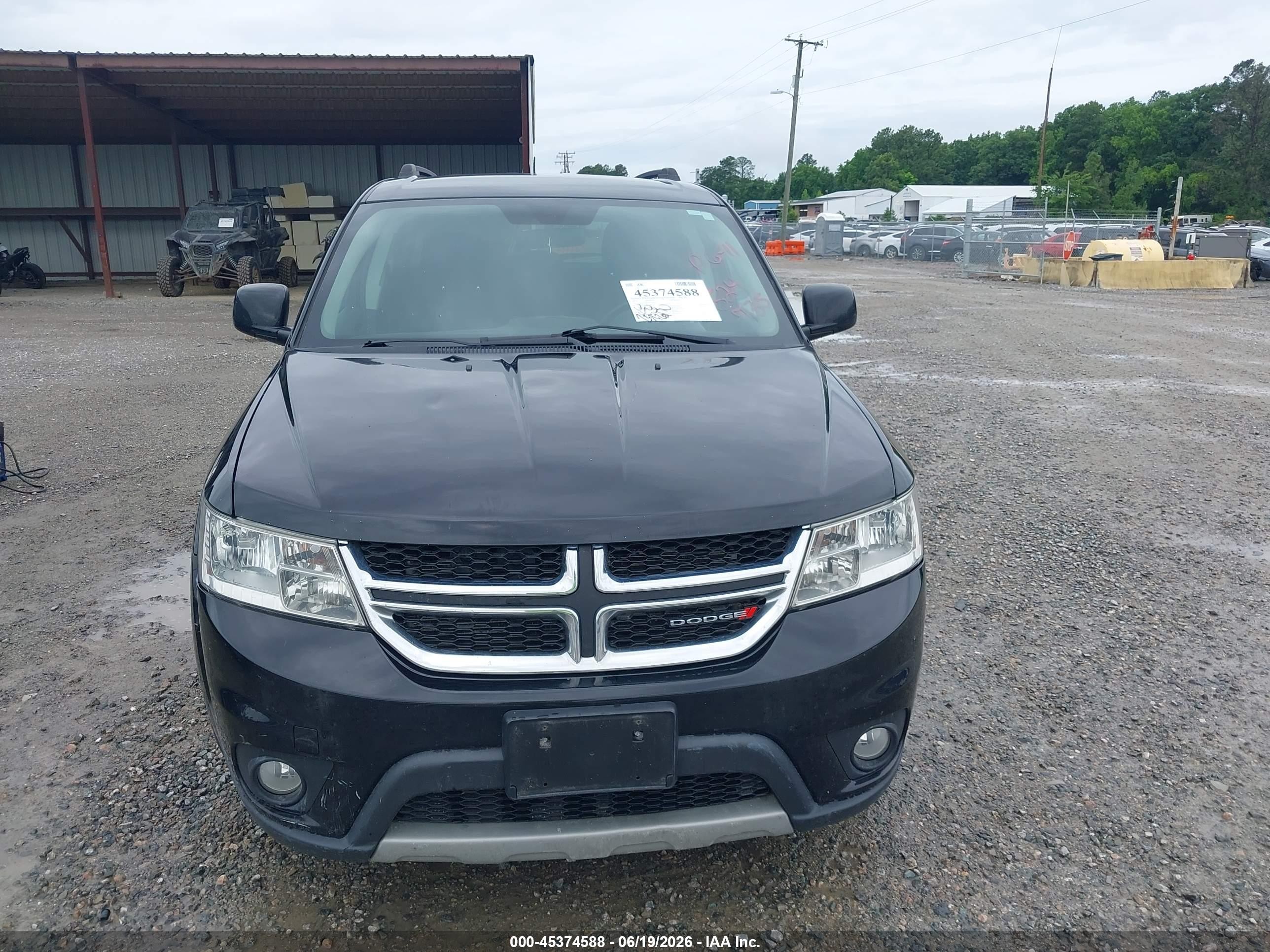 2015 Dodge Journey Sxt Black vin: 3C4PDCBGXFT524735