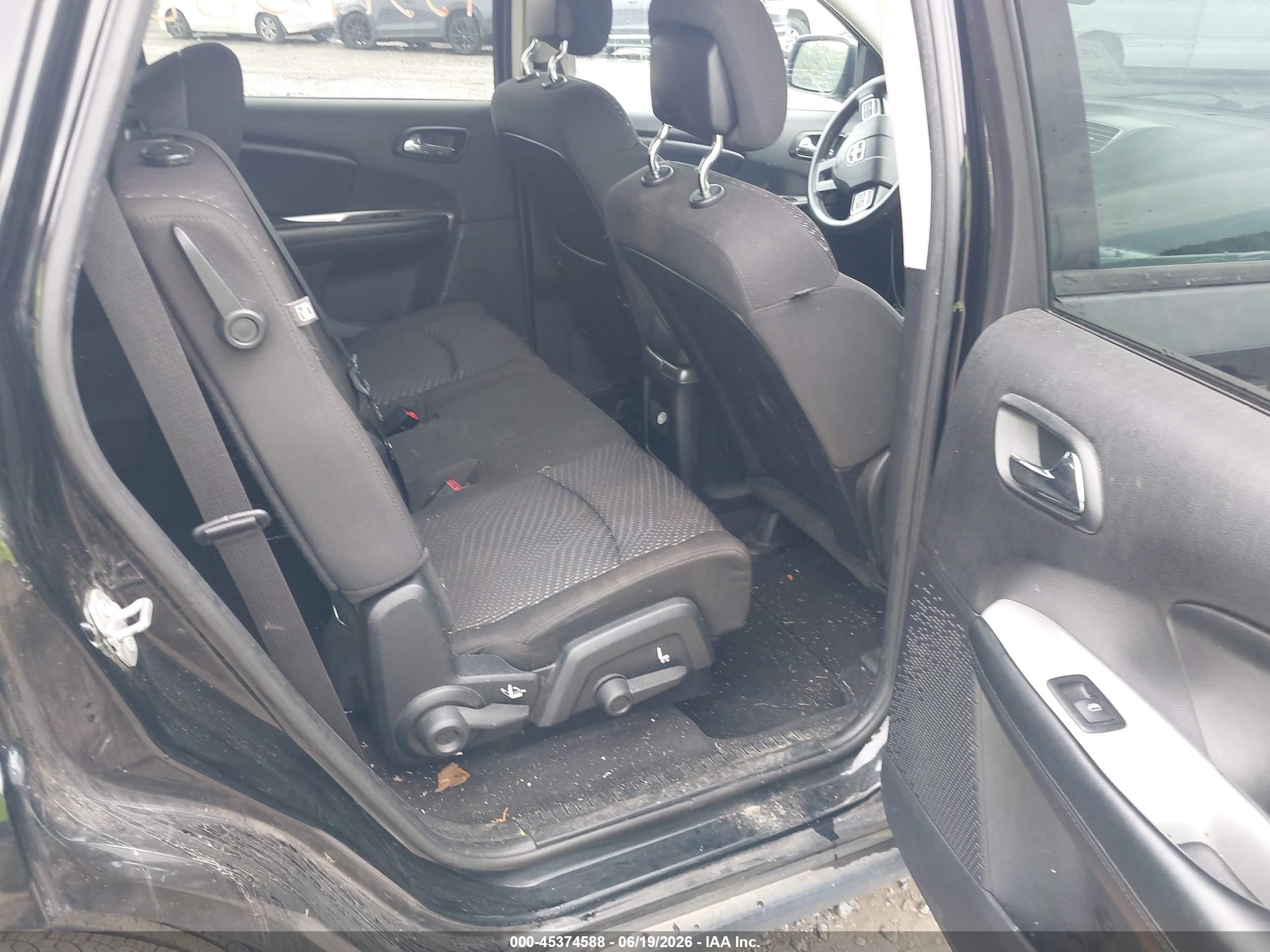 2015 Dodge Journey Sxt Black vin: 3C4PDCBGXFT524735