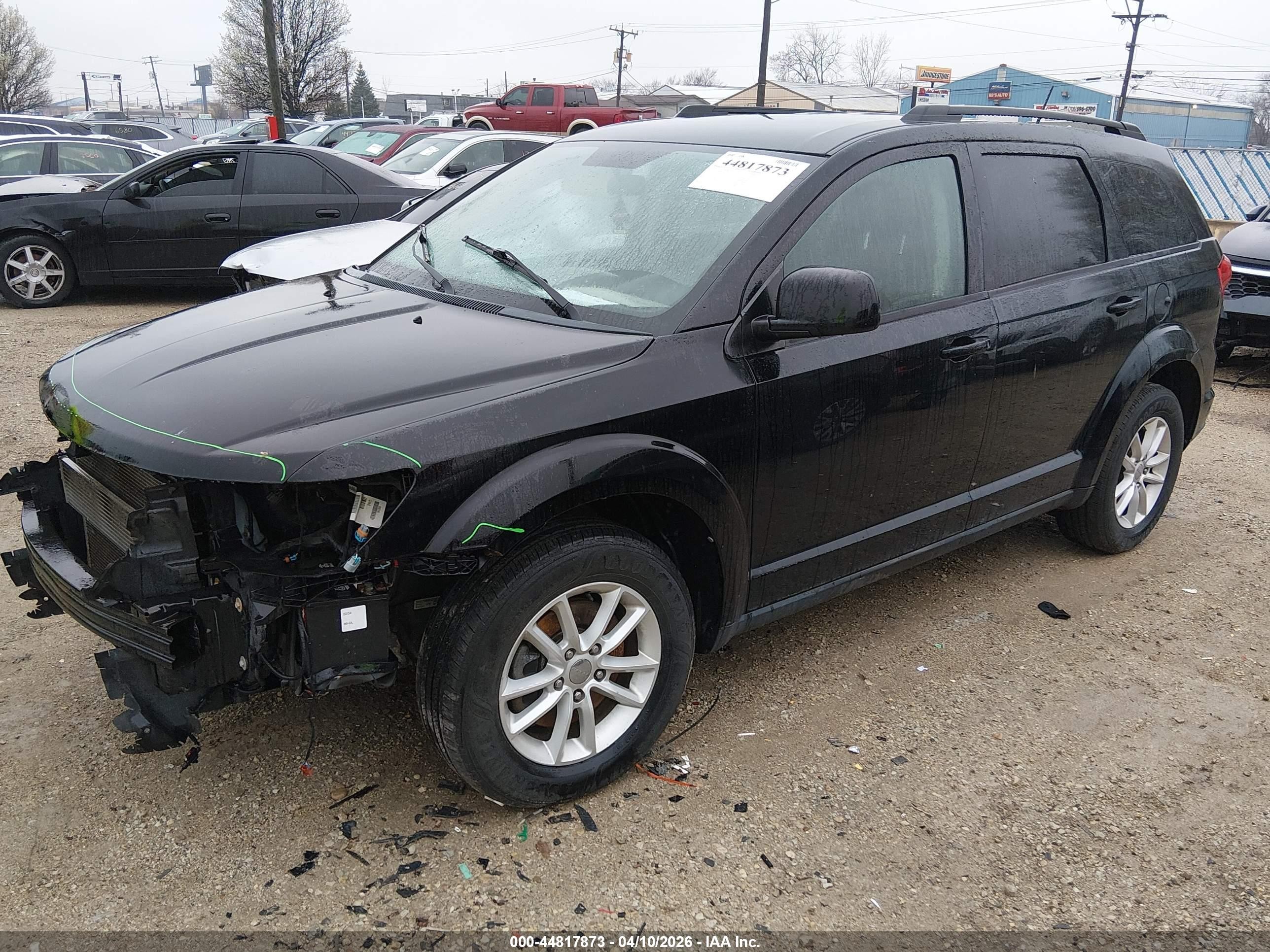 2016 Dodge Journey Sxt Black vin: 3C4PDCBGXGT137474