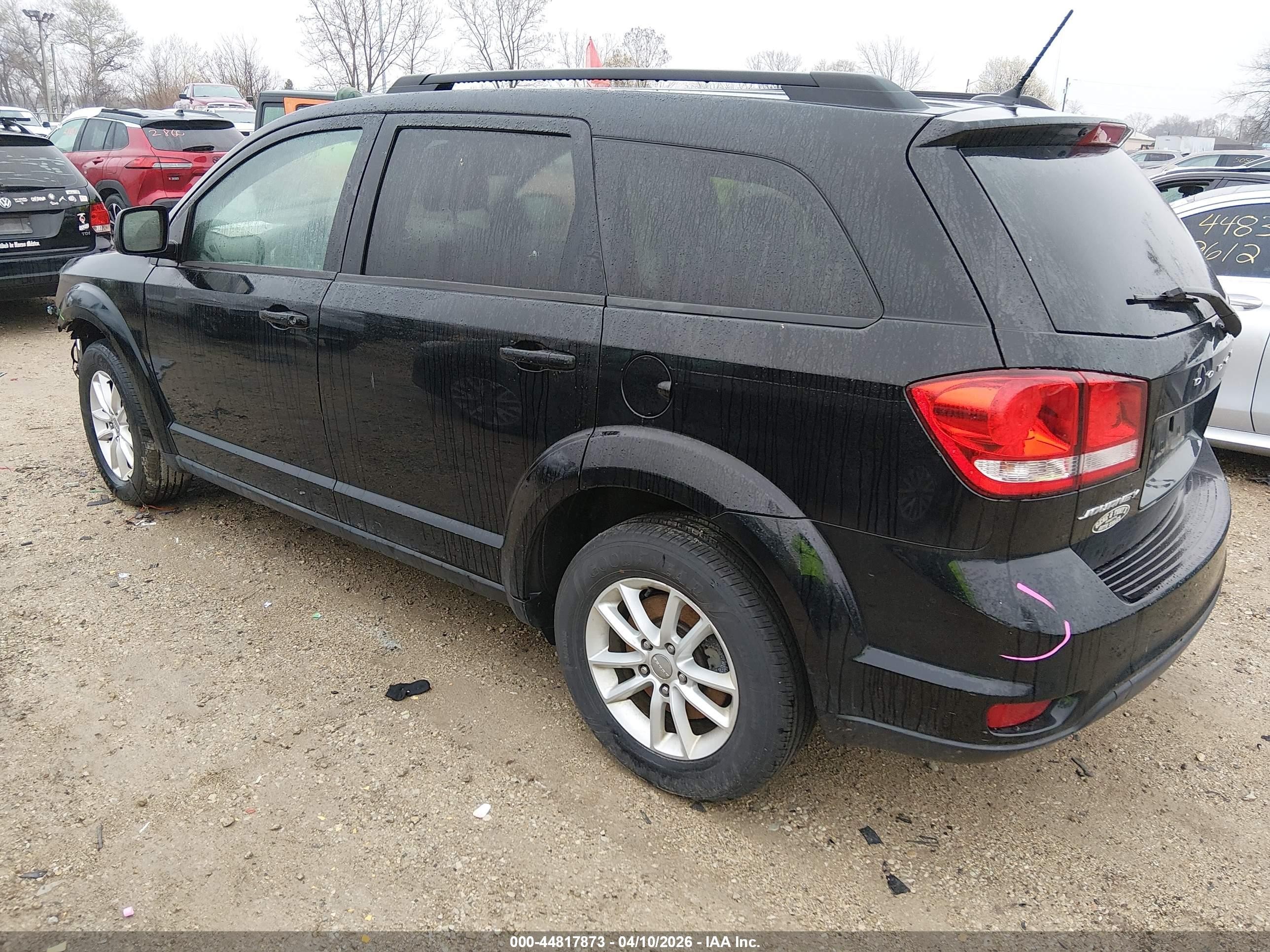 2016 Dodge Journey Sxt Black vin: 3C4PDCBGXGT137474