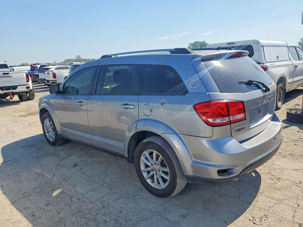 2017 Dodge Journey Sxt Silver vin: 3C4PDCBGXHT588857