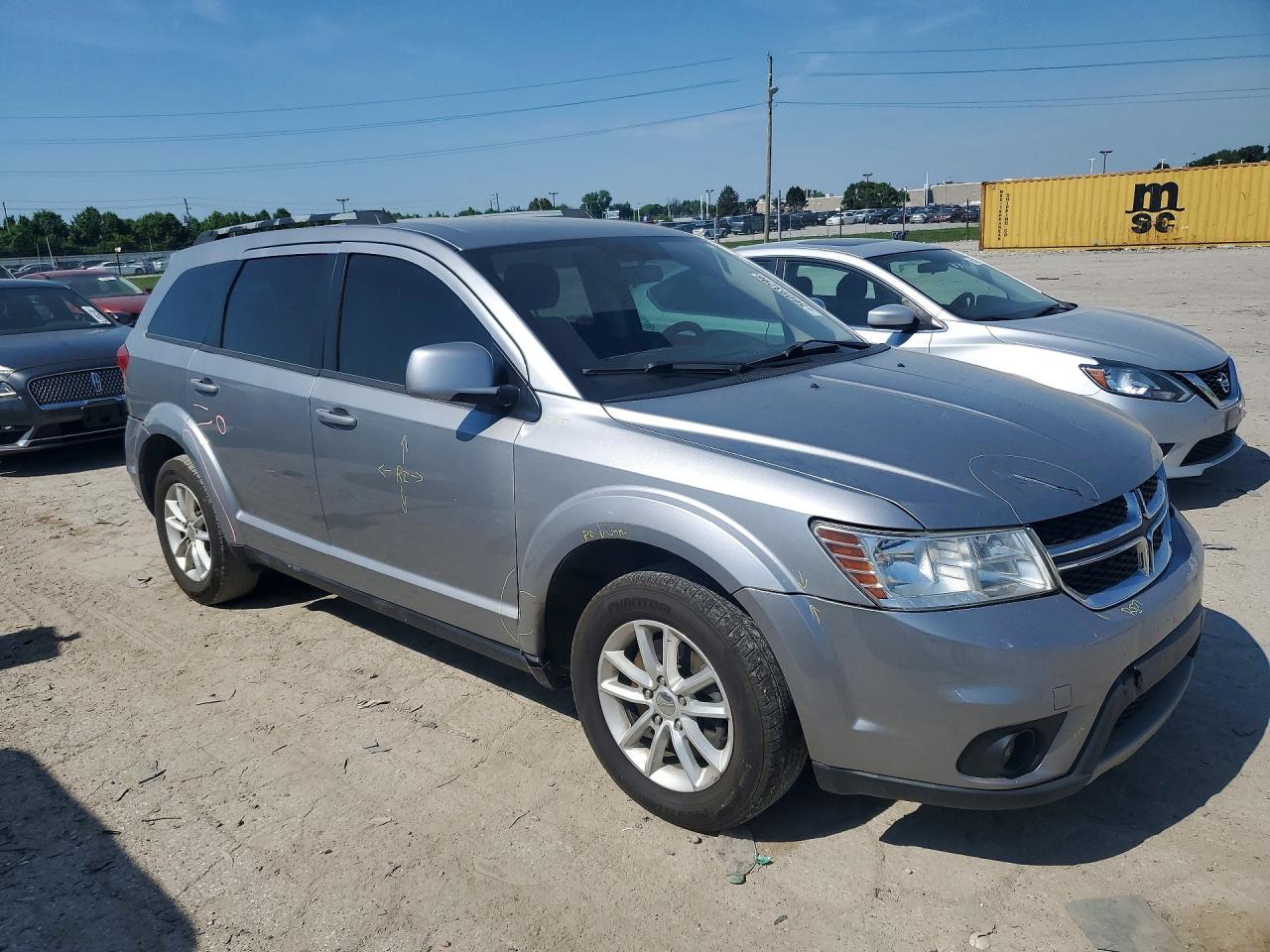 2017 Dodge Journey Sxt Silver vin: 3C4PDCBGXHT588857