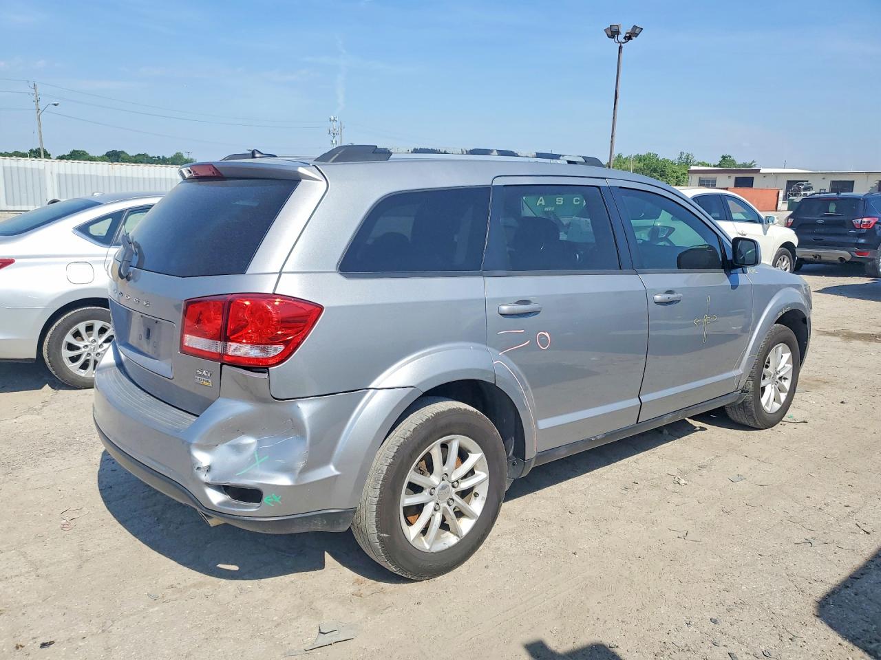 2017 Dodge Journey Sxt Silver vin: 3C4PDCBGXHT588857