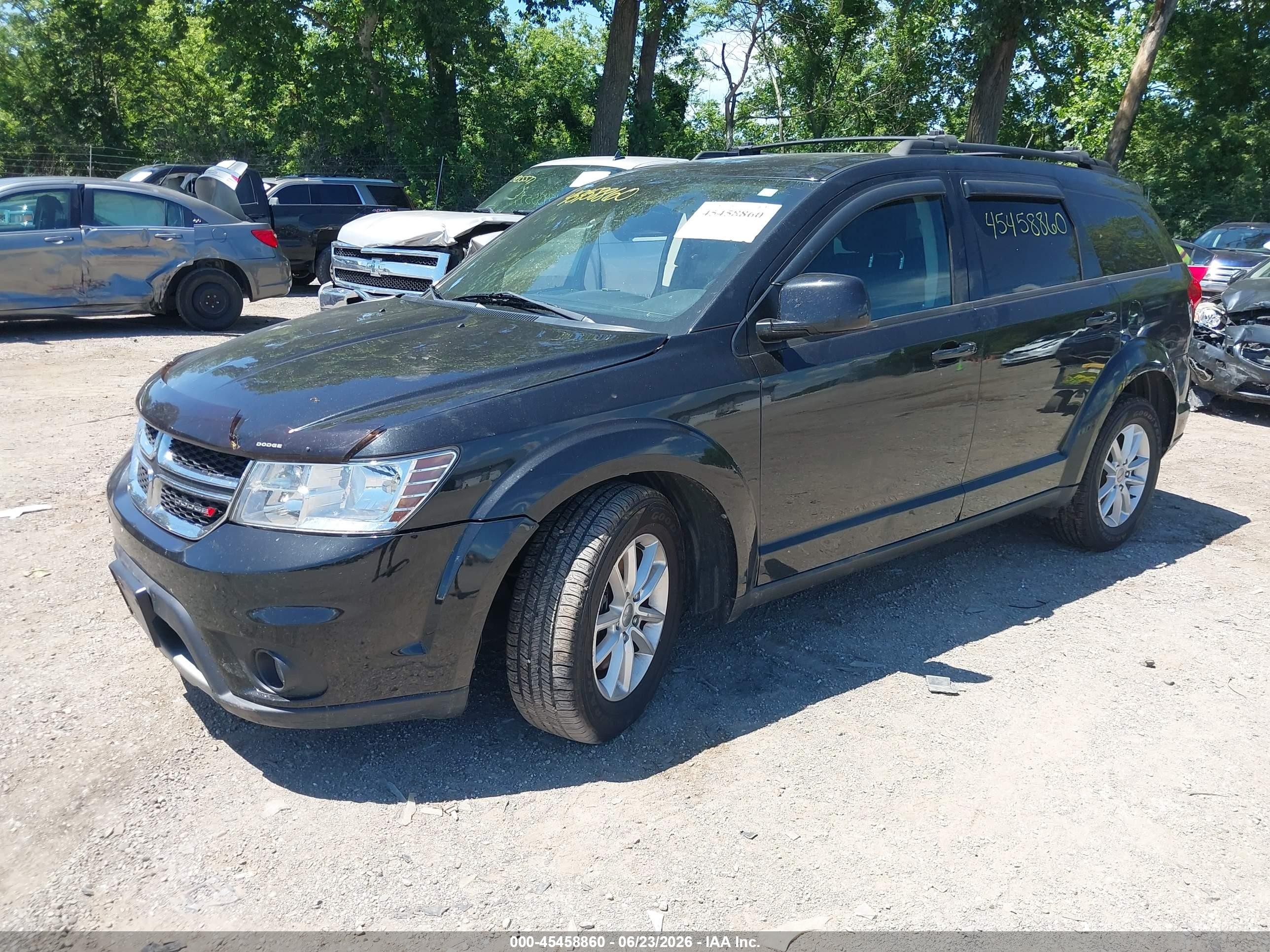2013 Dodge Journey Sxt/crew Black vin: 3C4PDCCG0DT624628