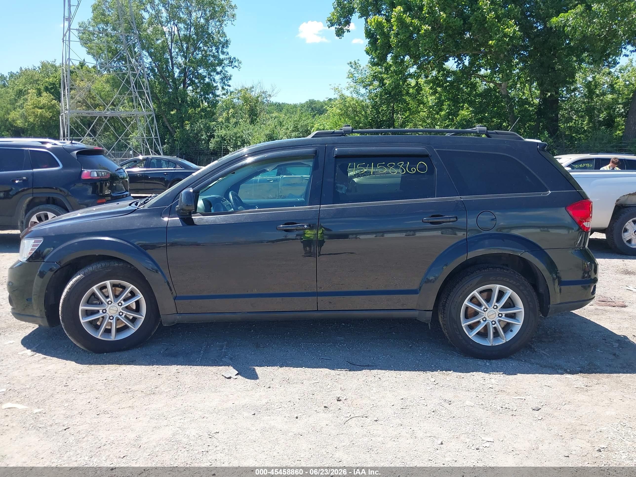 2013 Dodge Journey Sxt/crew Black vin: 3C4PDCCG0DT624628