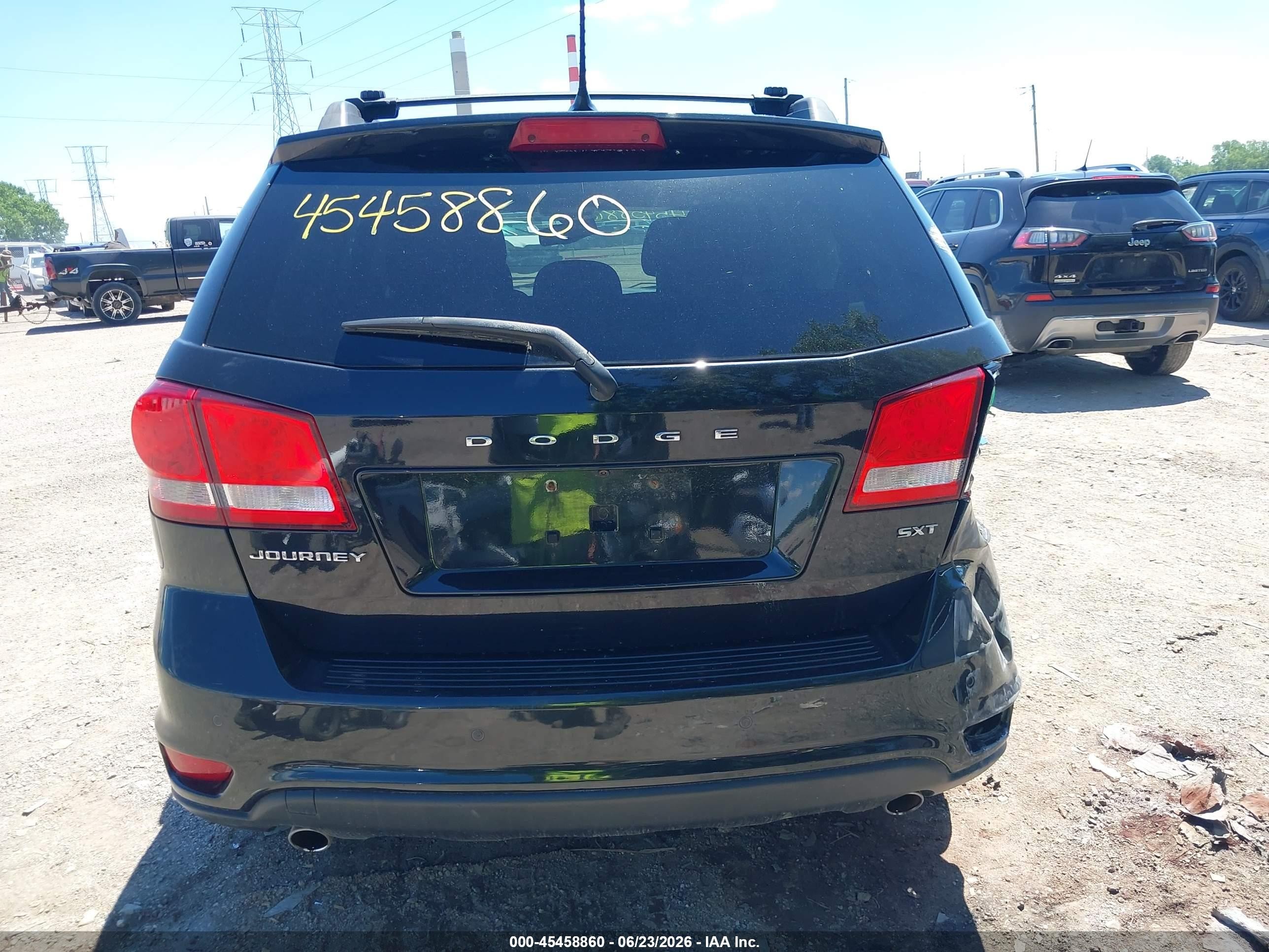 2013 Dodge Journey Sxt/crew Black vin: 3C4PDCCG0DT624628
