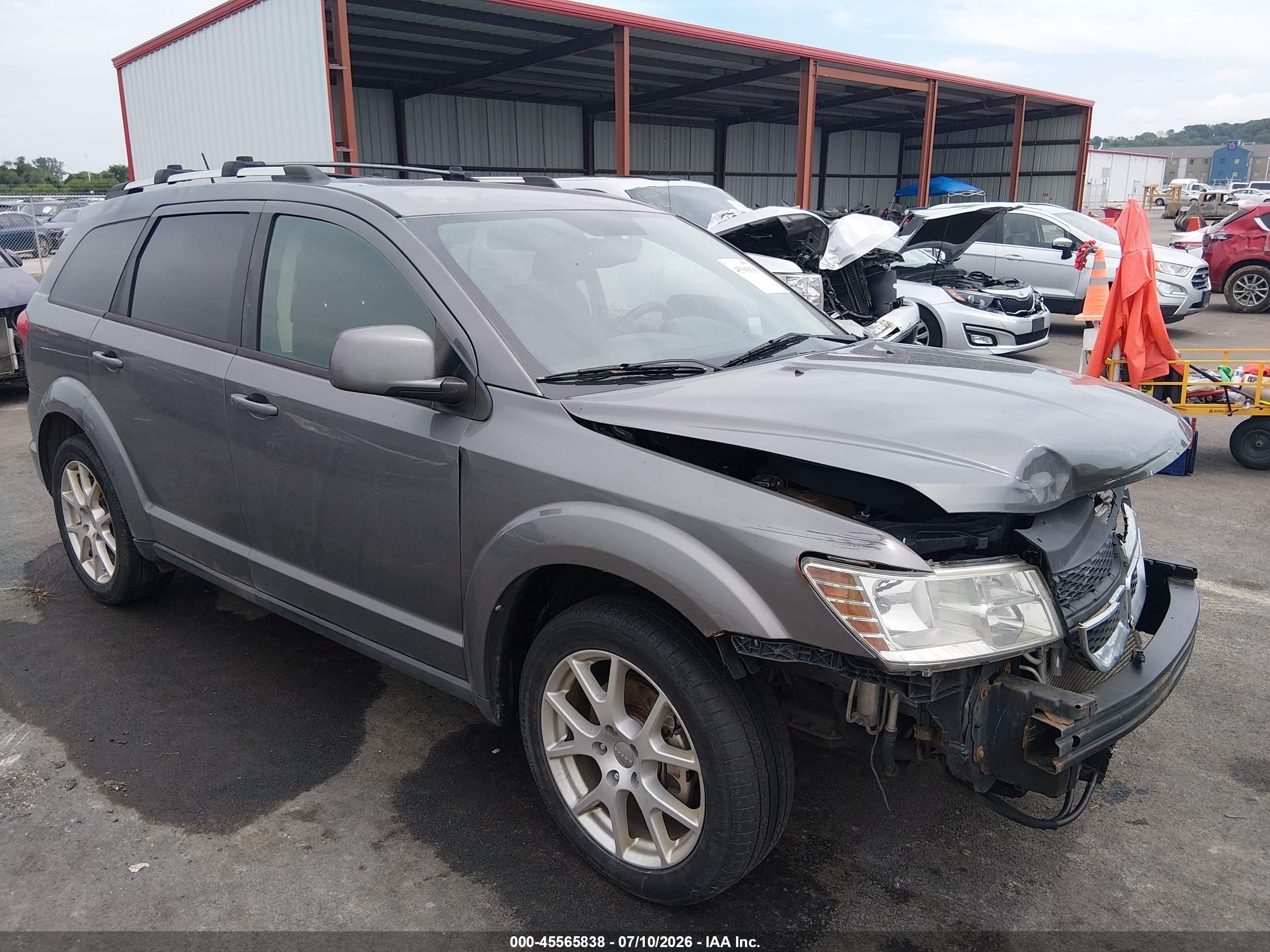 2013 Dodge Journey Sxt/crew Серебряный vin: 3C4PDCCG0DT624869