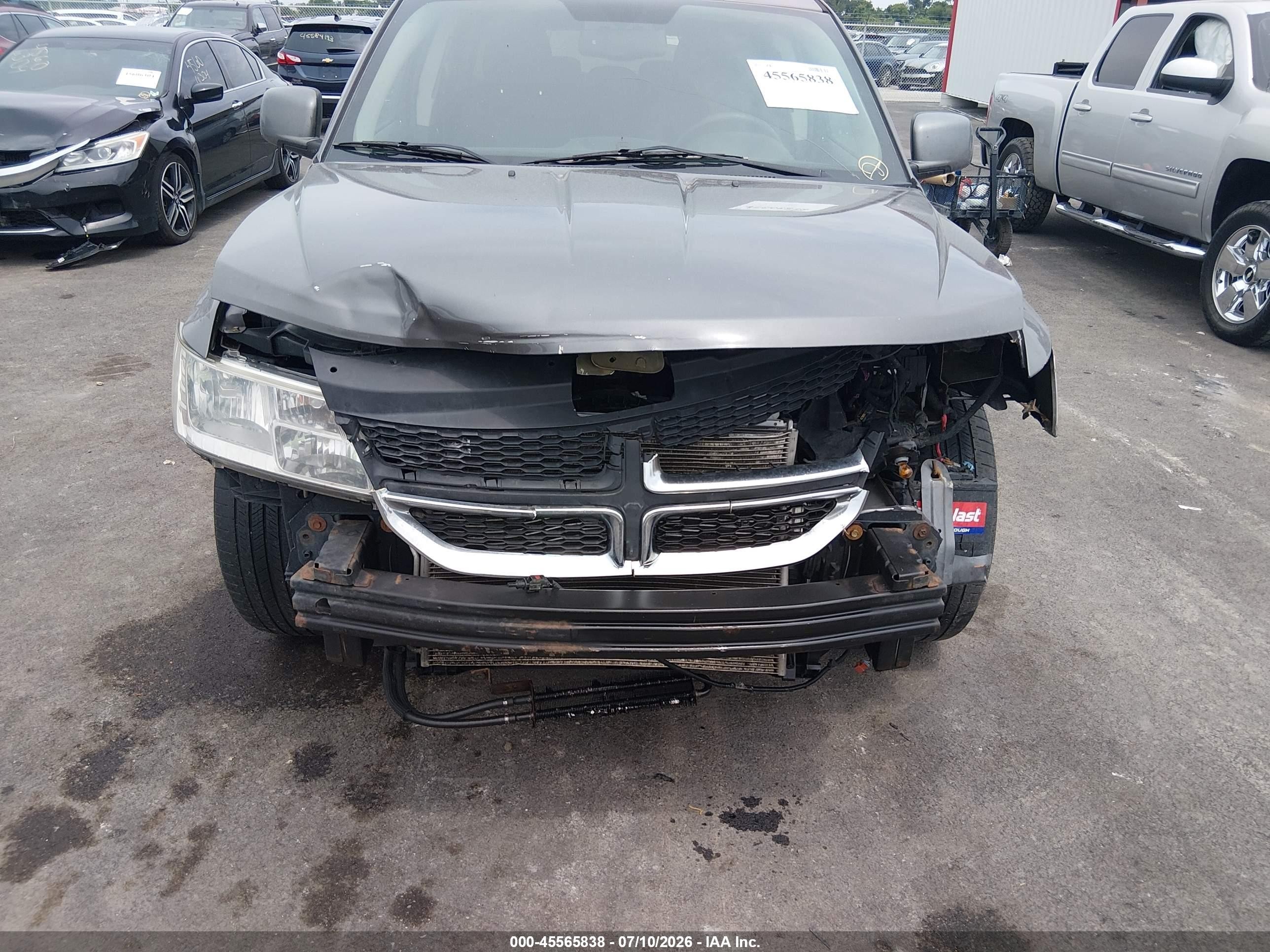 2013 Dodge Journey Sxt/crew Silver vin: 3C4PDCCG0DT624869