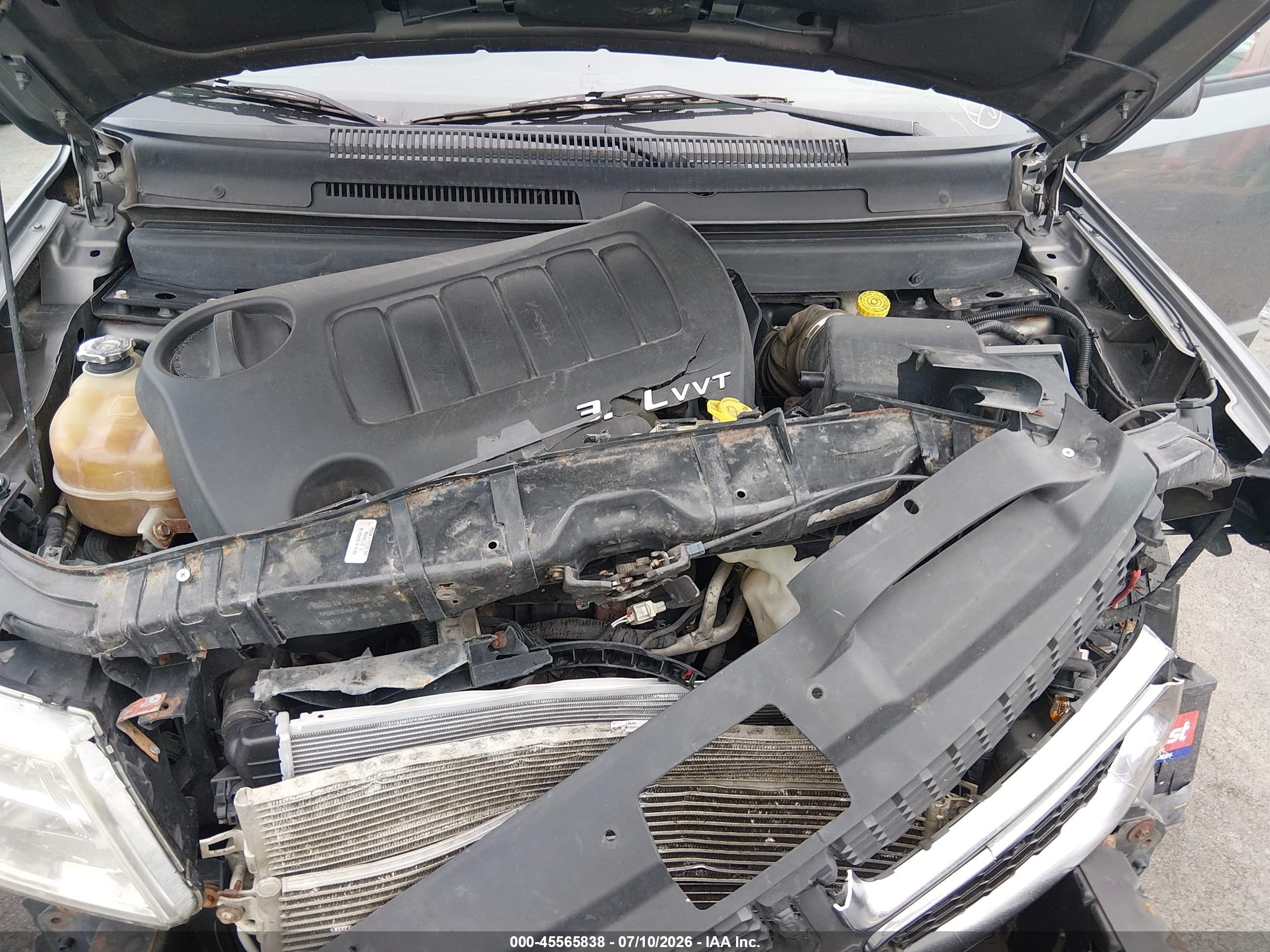 2013 Dodge Journey Sxt/crew Silver vin: 3C4PDCCG0DT624869