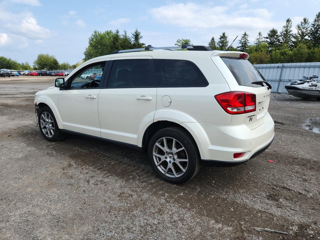 2013 Dodge Journey Sxt White vin: 3C4PDCCG3DT649913