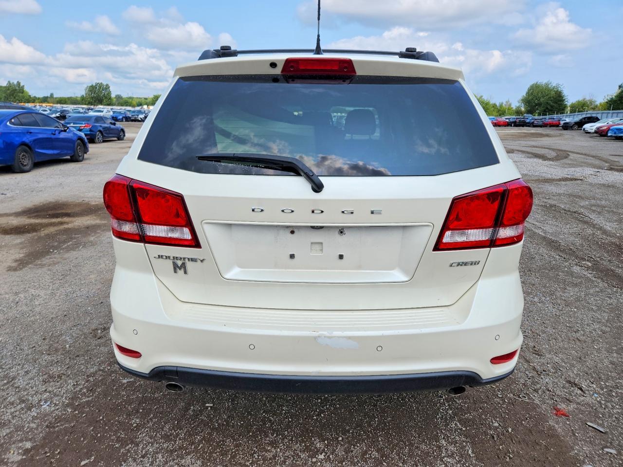 2013 Dodge Journey Sxt White vin: 3C4PDCCG3DT649913