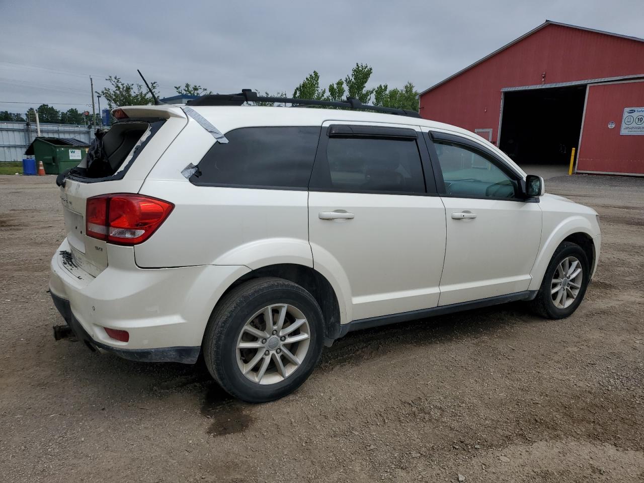 2013 Dodge Journey Sxt White vin: 3C4PDCCG4DT693791