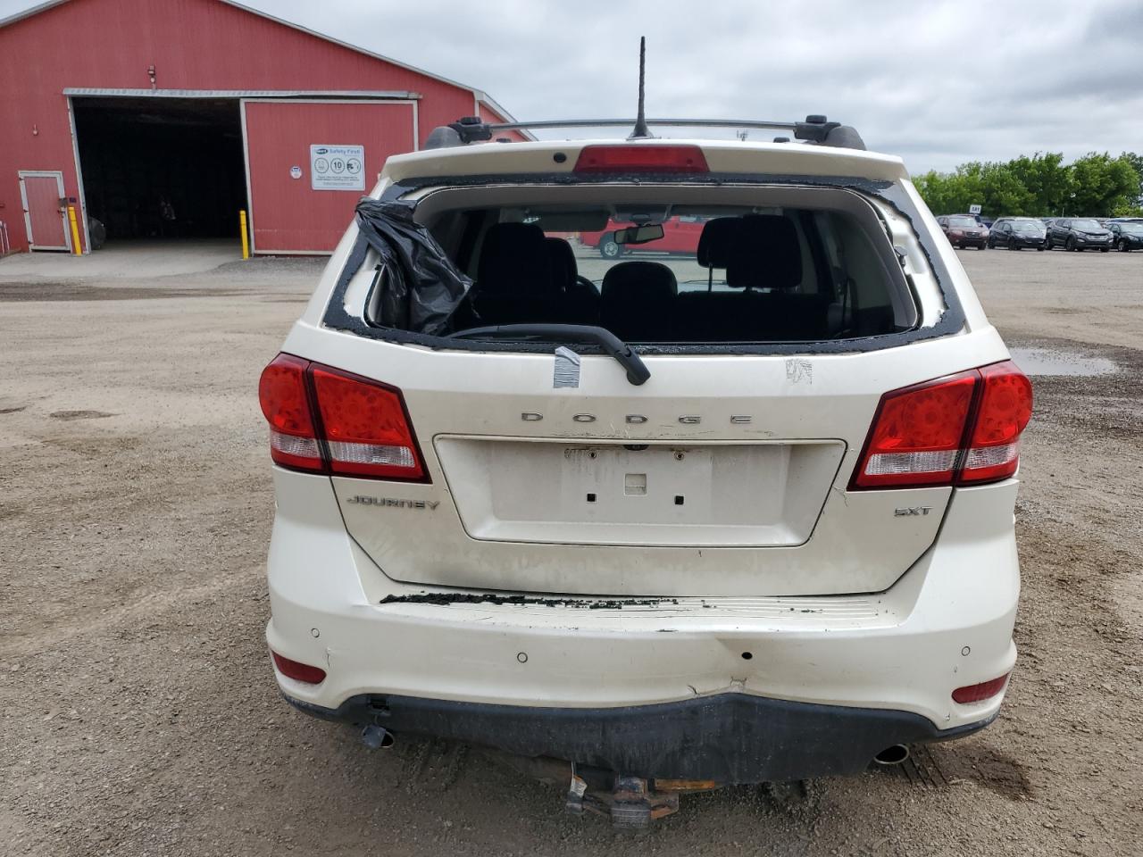 2013 Dodge Journey Sxt White vin: 3C4PDCCG4DT693791