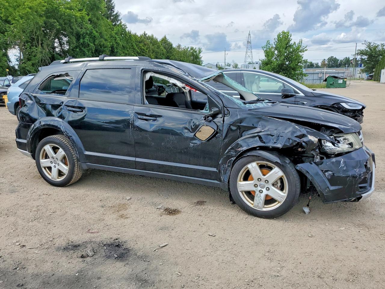 2014 Dodge Journey Sxt Black vin: 3C4PDCCG6ET295242
