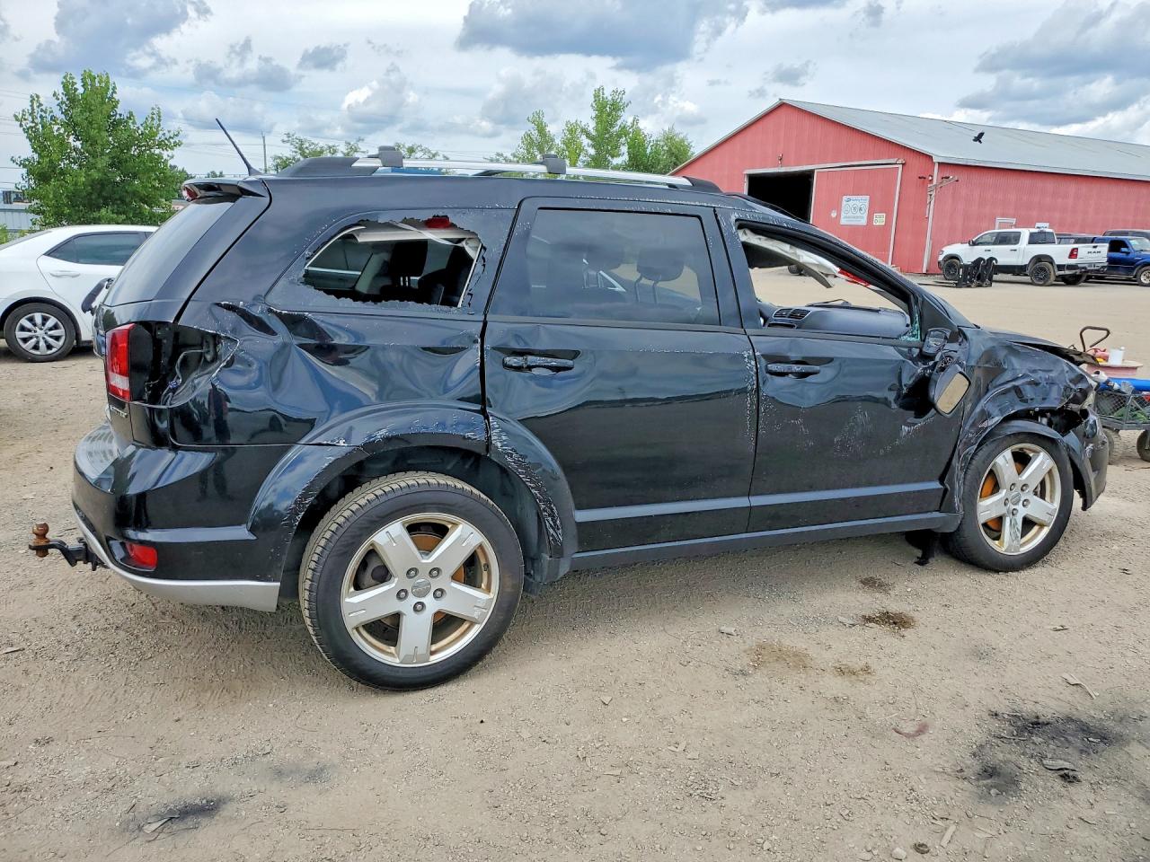 2014 Dodge Journey Sxt Black vin: 3C4PDCCG6ET295242
