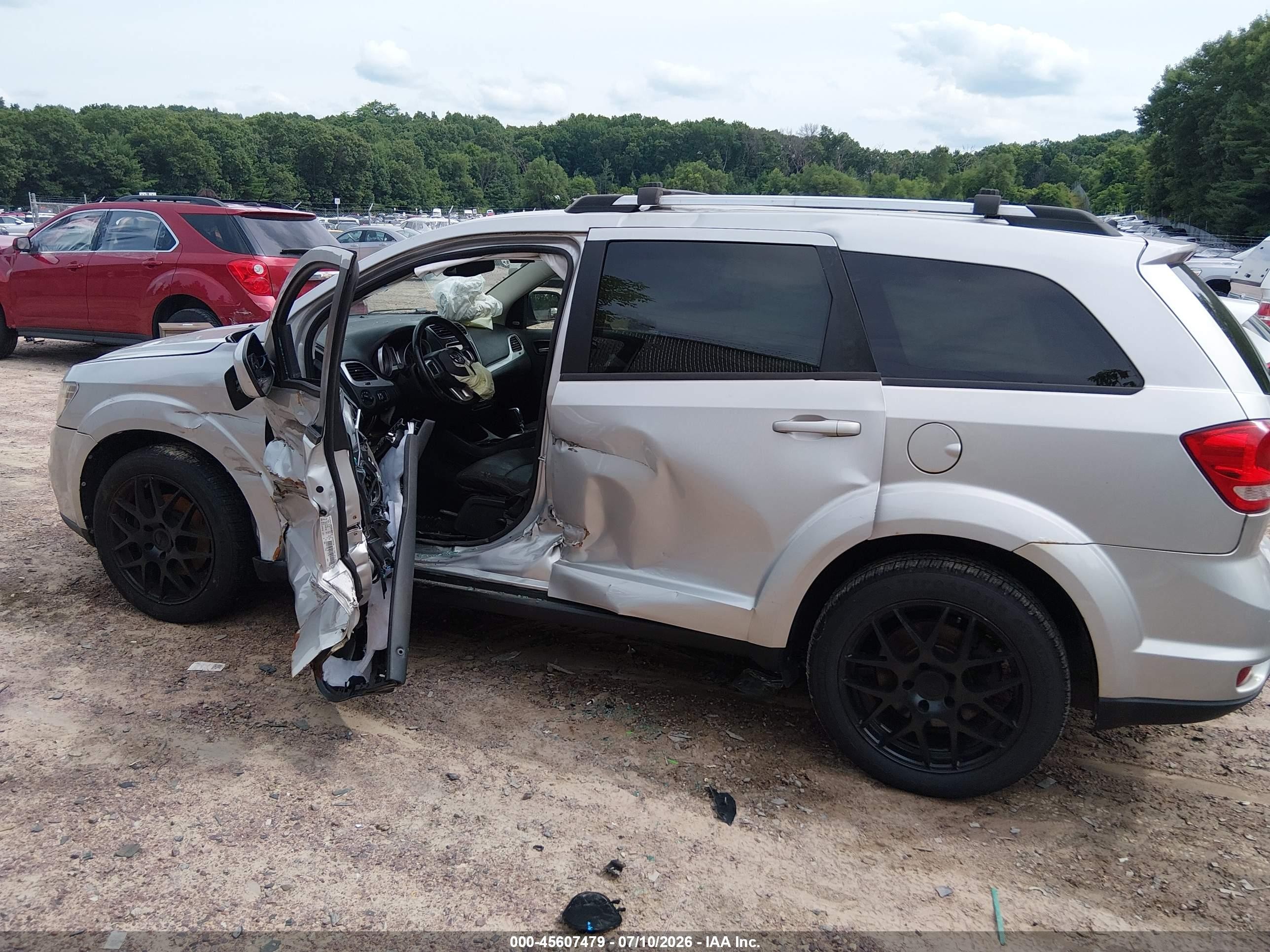 2014 Dodge Journey Sxt Silver vin: 3C4PDCCG7ET122507