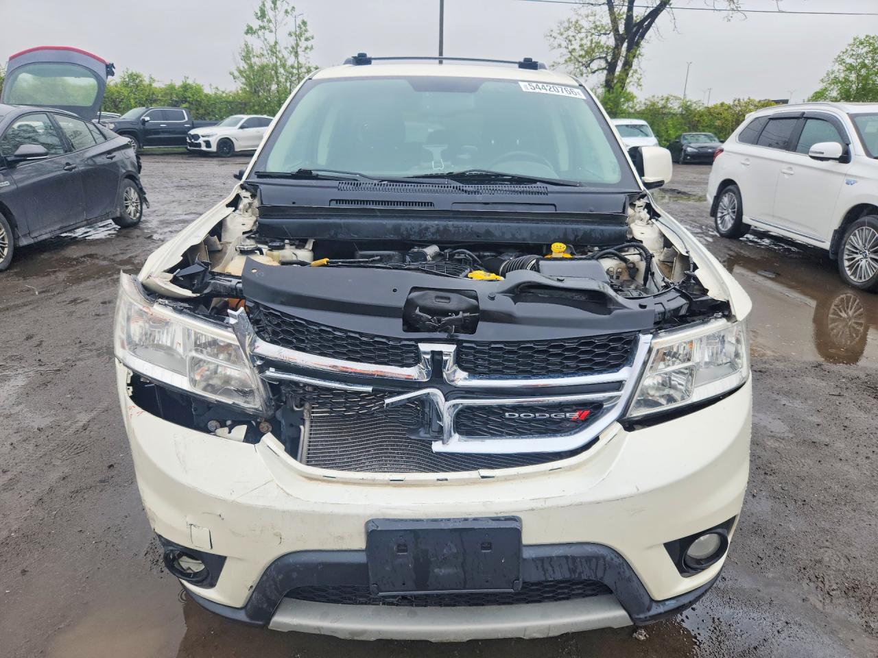 2015 Dodge Journey Sxt Белый vin: 3C4PDCCG7FT652526