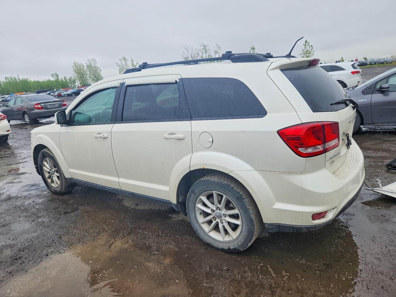 2015 Dodge Journey Sxt Белый vin: 3C4PDCCG7FT652526