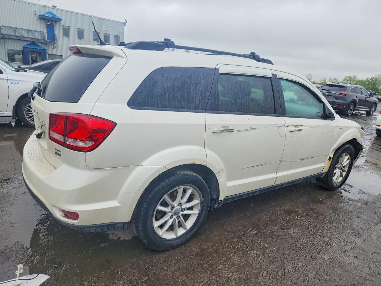 2015 Dodge Journey Sxt Белый vin: 3C4PDCCG7FT652526