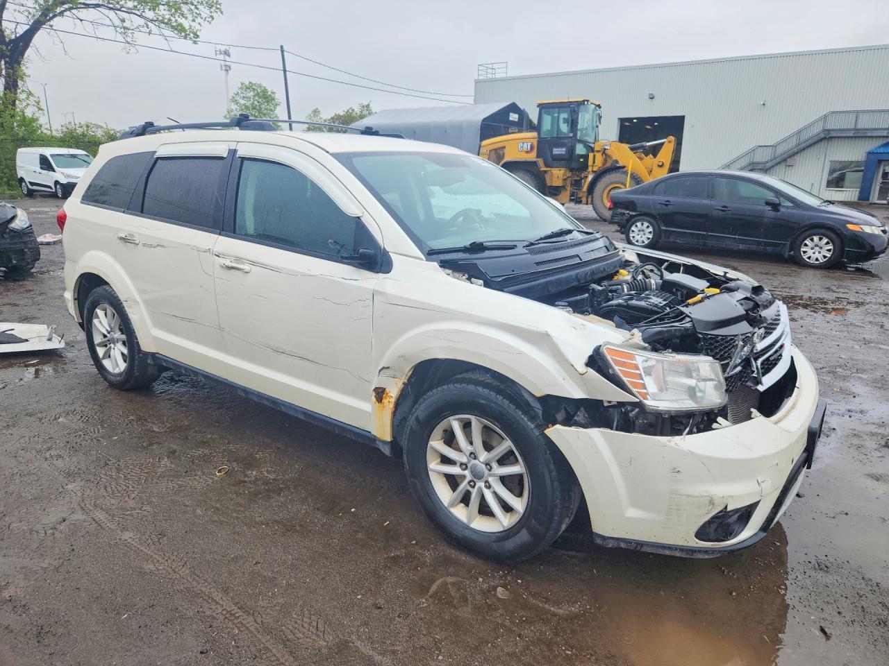 2015 Dodge Journey Sxt Белый vin: 3C4PDCCG7FT652526