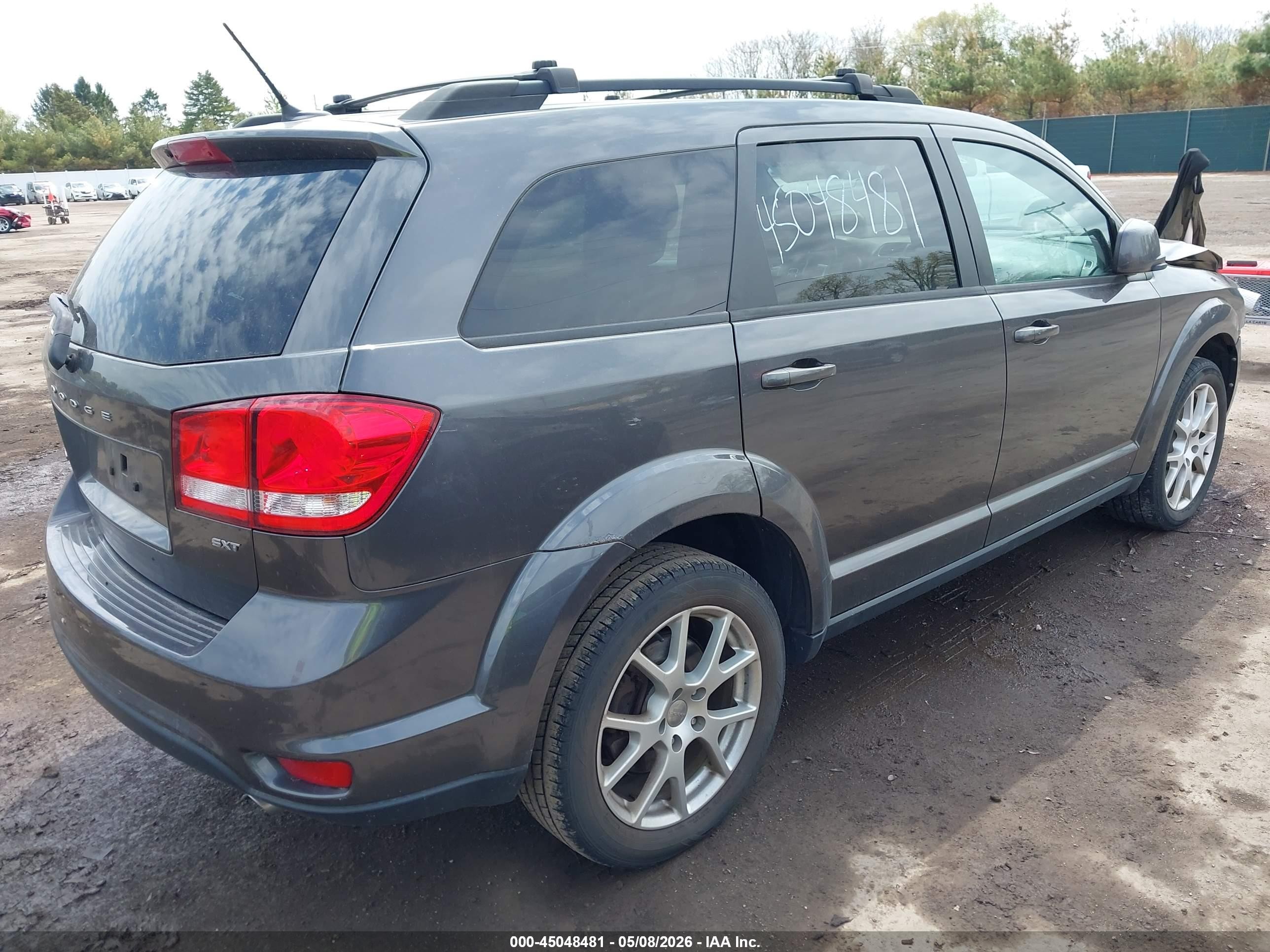 2015 Dodge Journey Sxt Gray vin: 3C4PDCCG7FT704866