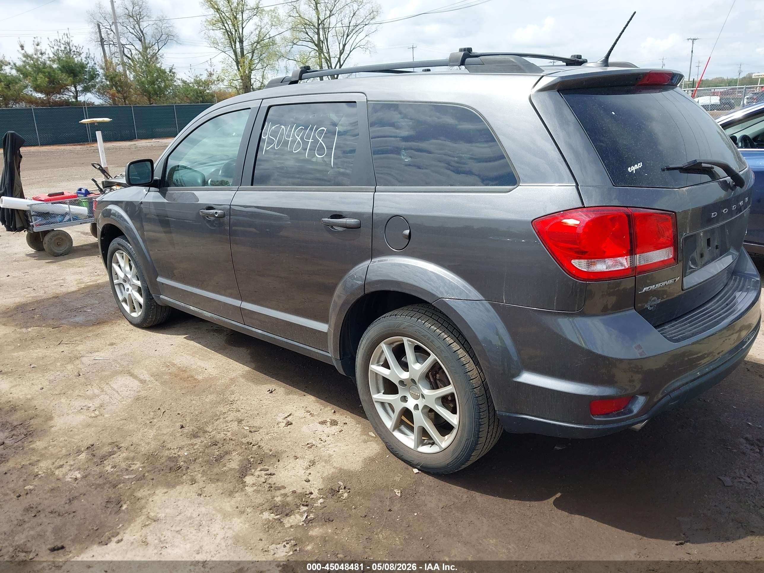2015 Dodge Journey Sxt Gray vin: 3C4PDCCG7FT704866