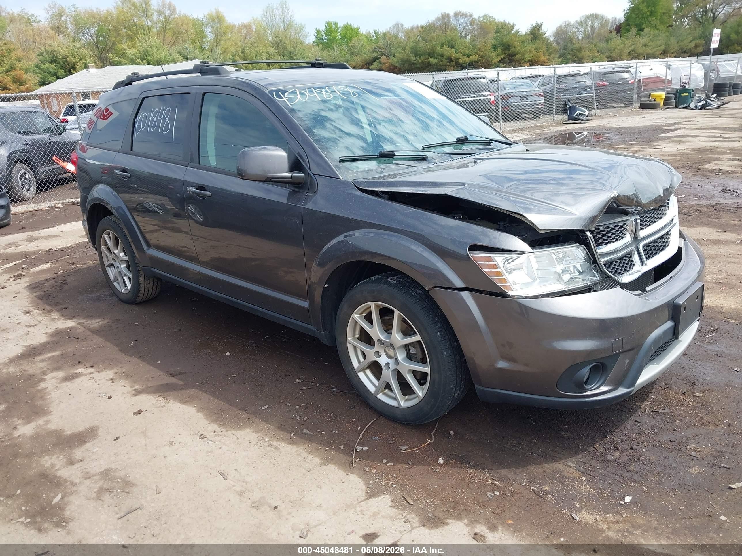 2015 Dodge Journey Sxt Gray vin: 3C4PDCCG7FT704866