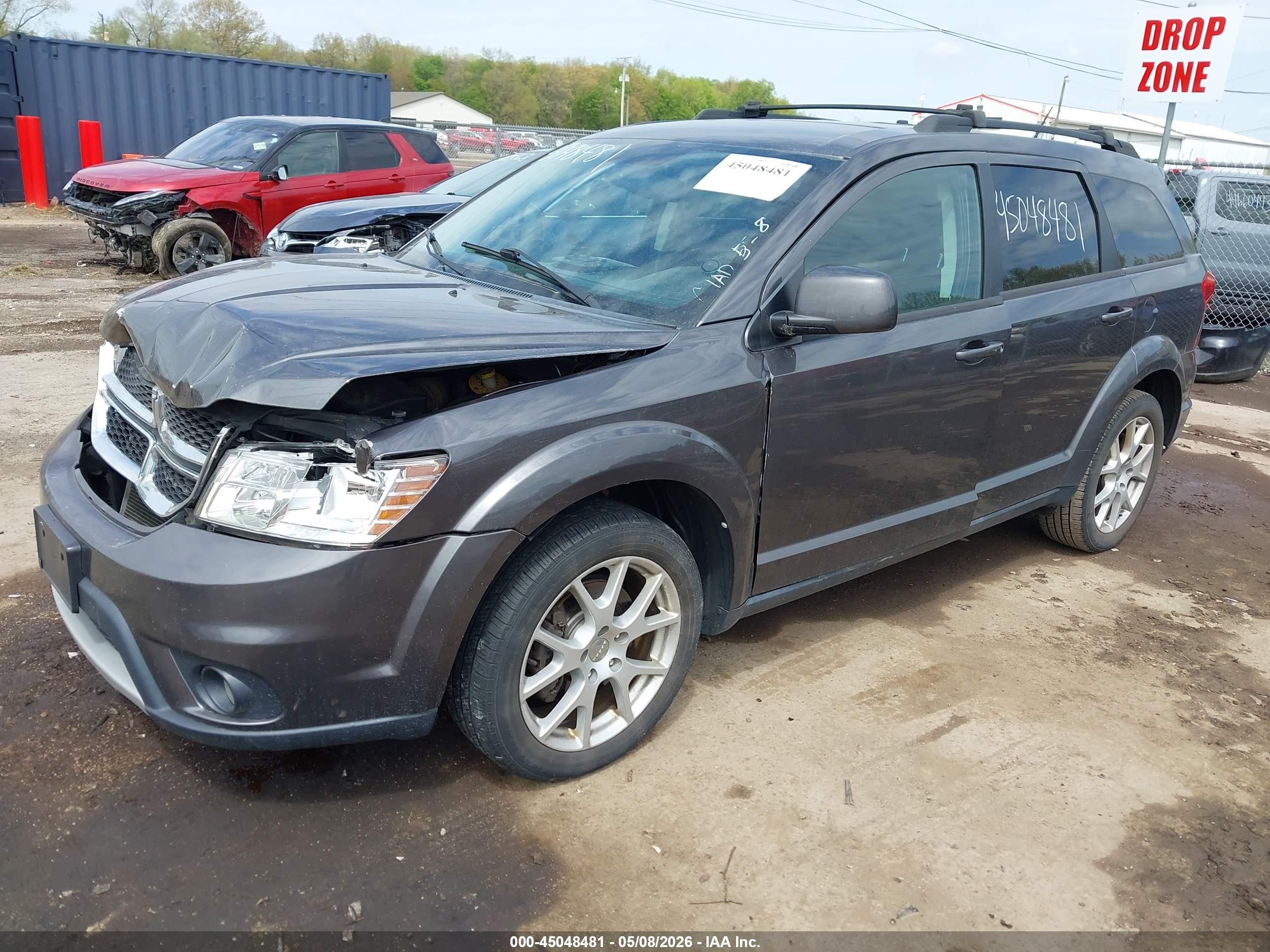 2015 Dodge Journey Sxt Gray vin: 3C4PDCCG7FT704866