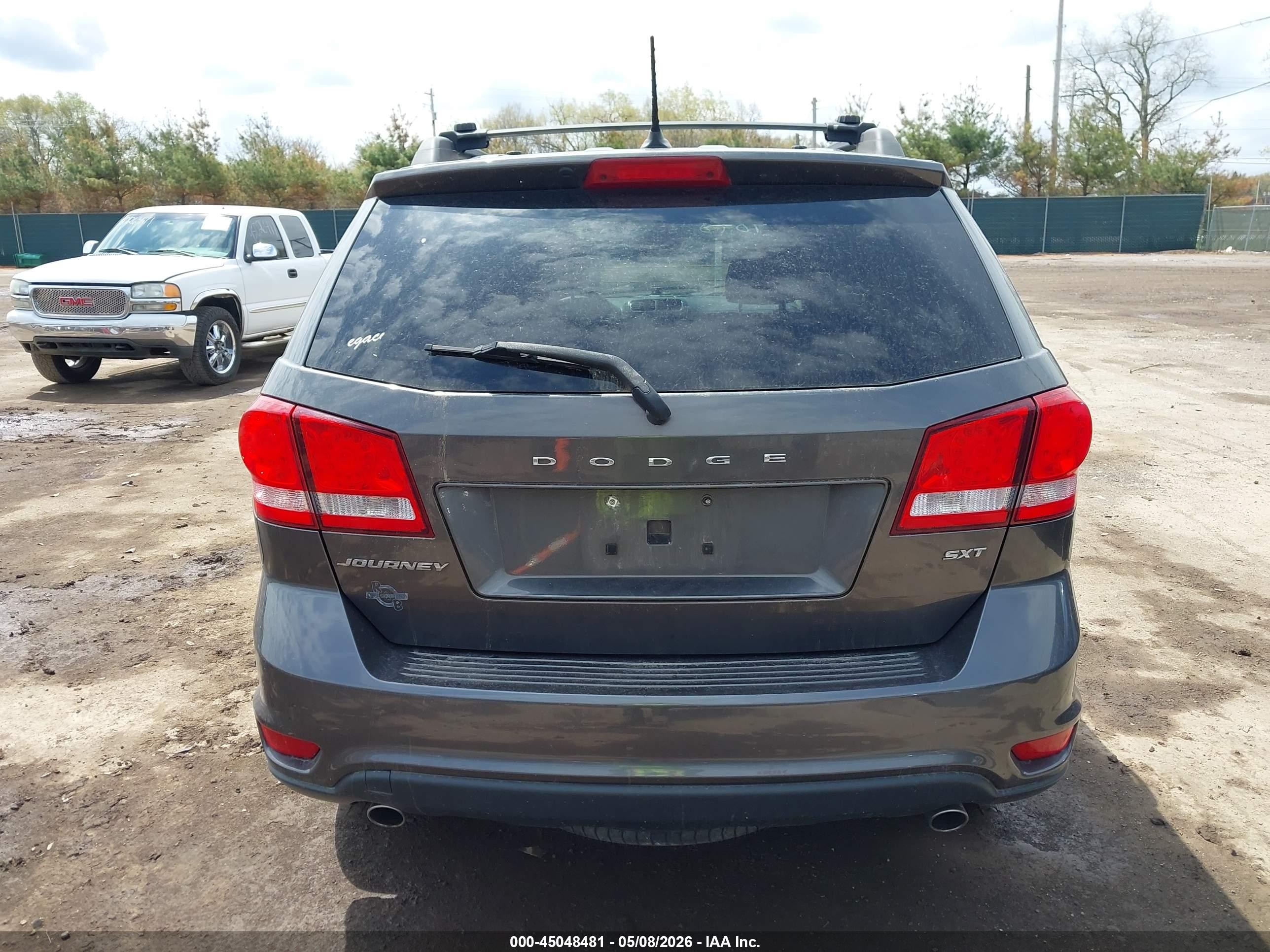 2015 Dodge Journey Sxt Gray vin: 3C4PDCCG7FT704866