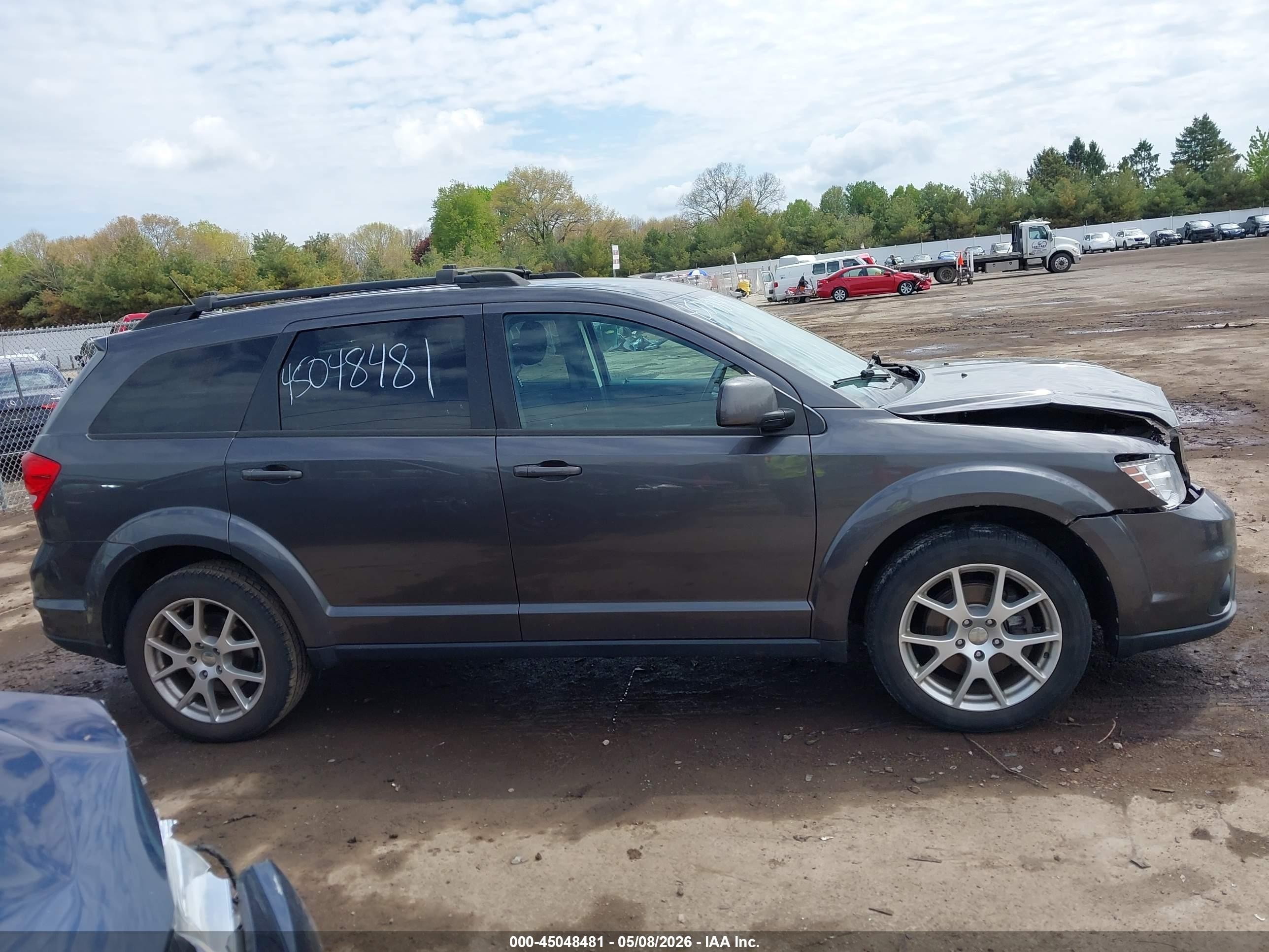 2015 Dodge Journey Sxt Gray vin: 3C4PDCCG7FT704866