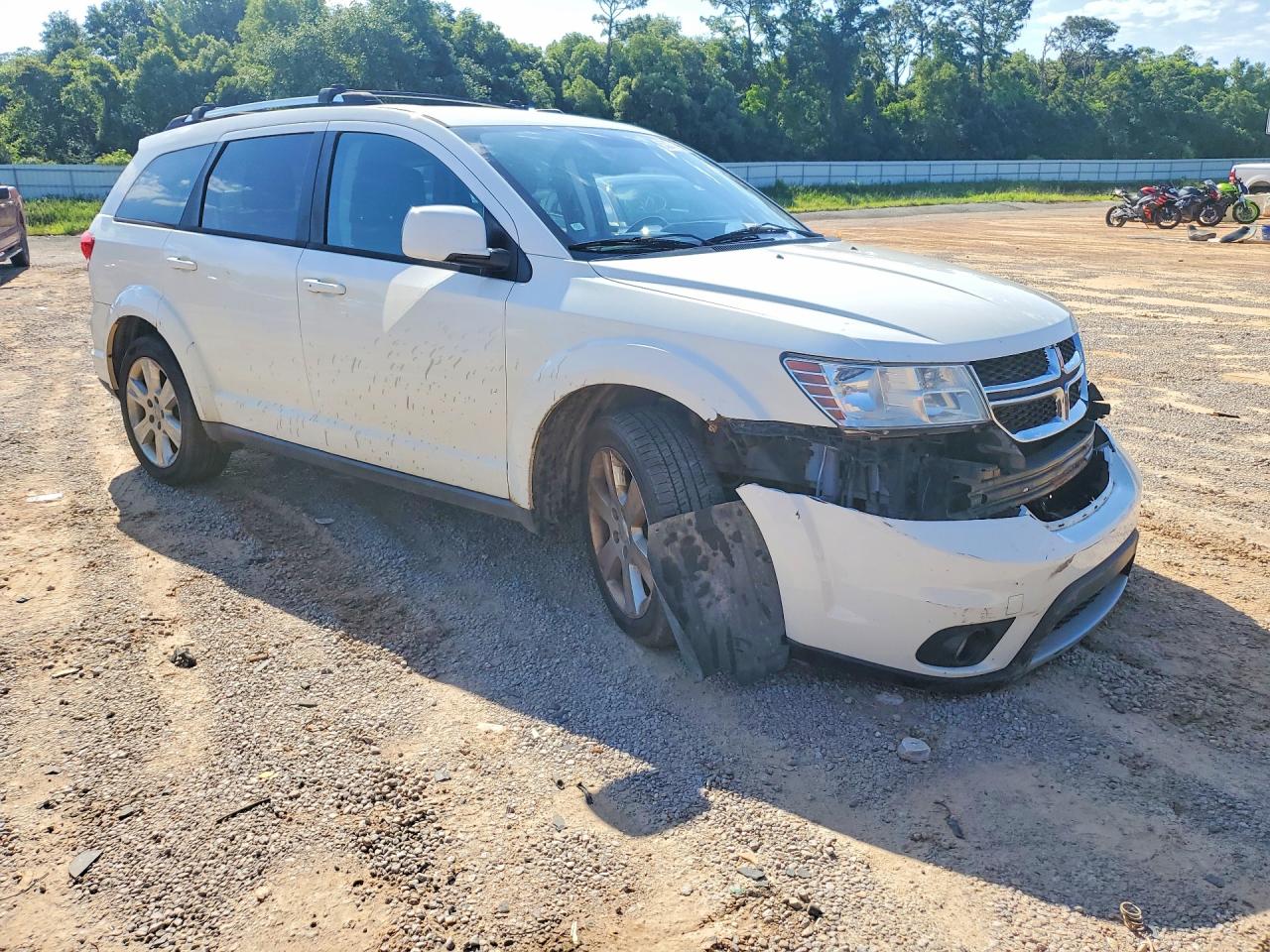 2012 Dodge Journey Sxt White vin: 3C4PDCCG8CT188125