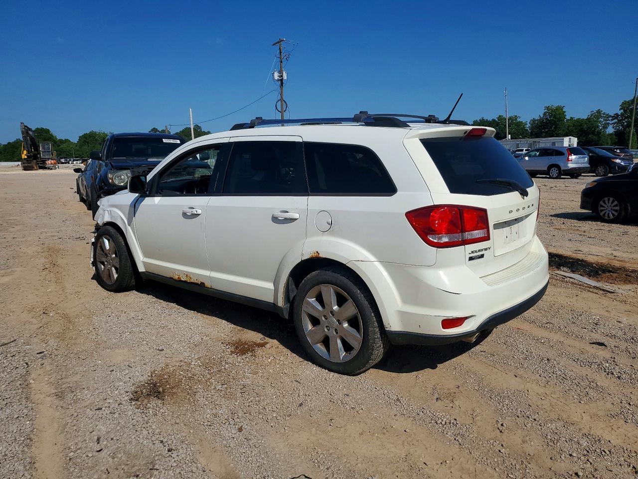 2012 Dodge Journey Sxt White vin: 3C4PDCCG8CT188125