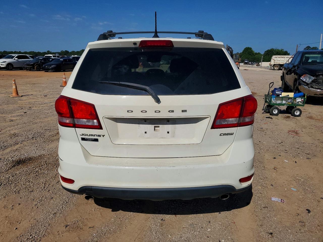 2012 Dodge Journey Sxt White vin: 3C4PDCCG8CT188125