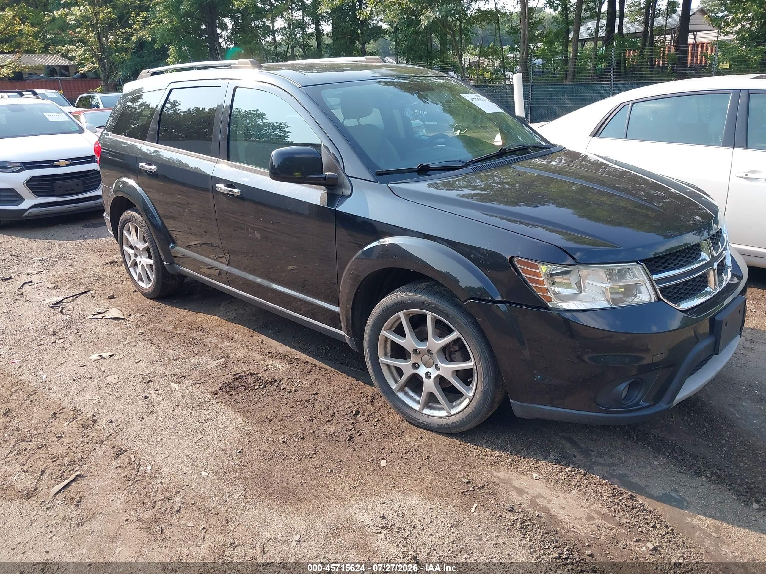 2012 Dodge Journey Crew Black vin: 3C4PDCDG0CT165193
