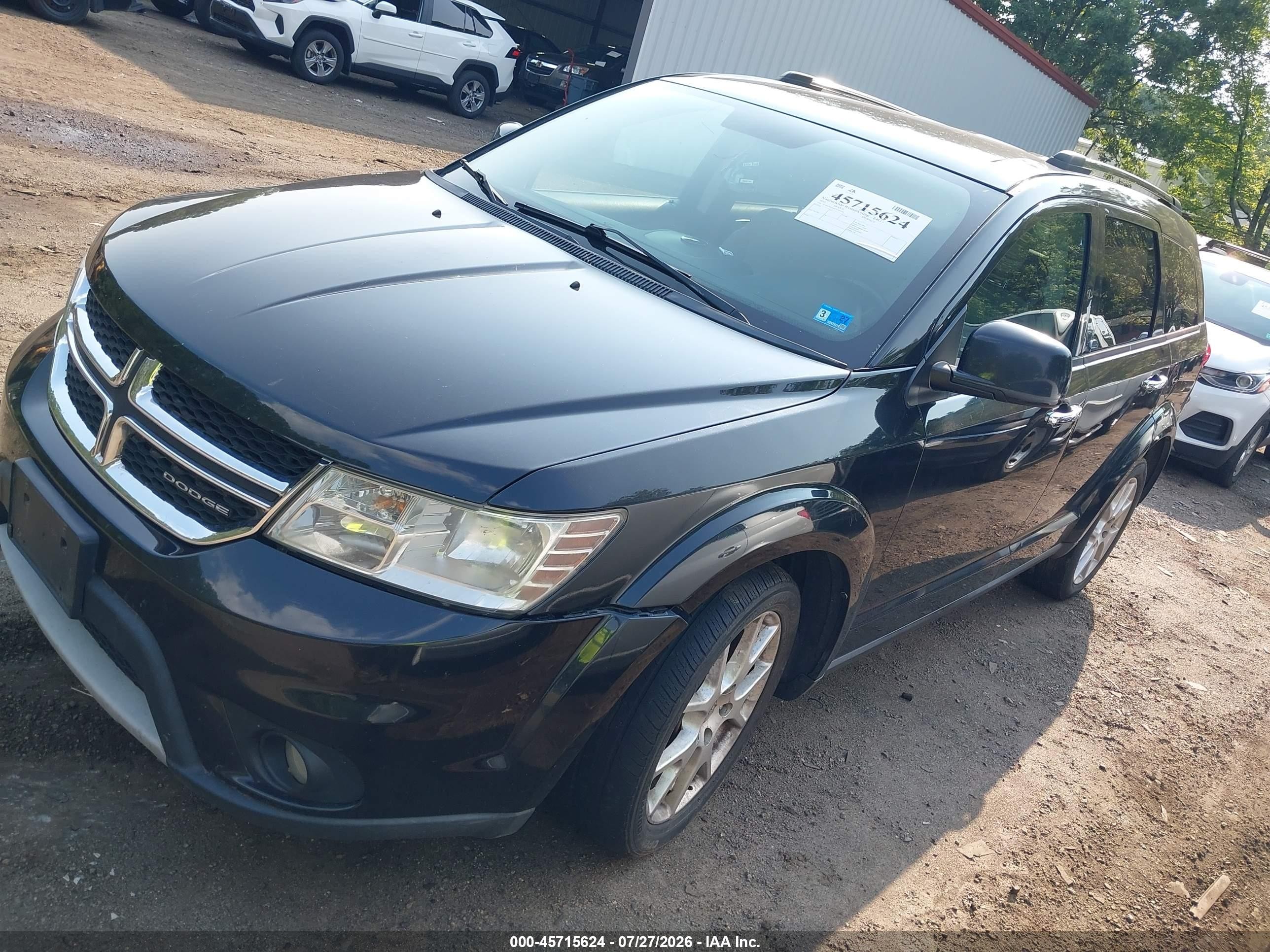 2012 Dodge Journey Crew Black vin: 3C4PDCDG0CT165193