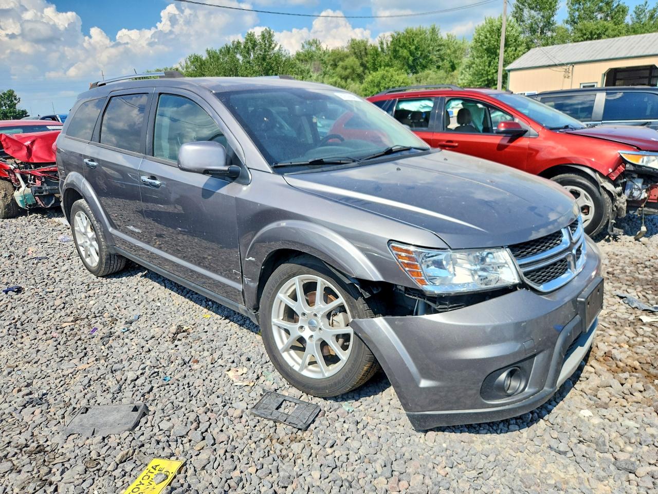 2013 Dodge Journey Crew Gray vin: 3C4PDCDG0DT522650