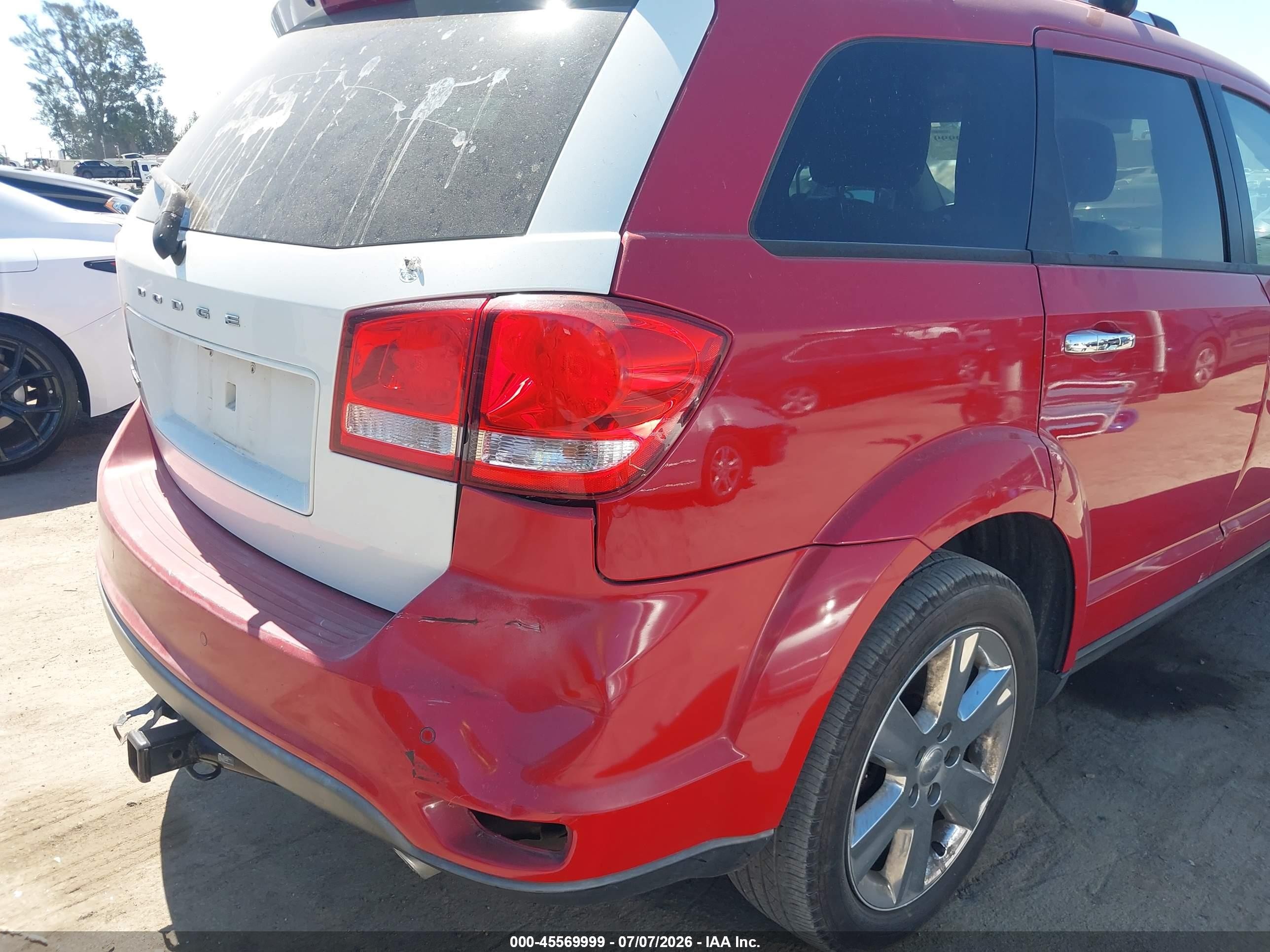 2013 Dodge Journey Crew Red vin: 3C4PDCDG0DT682687