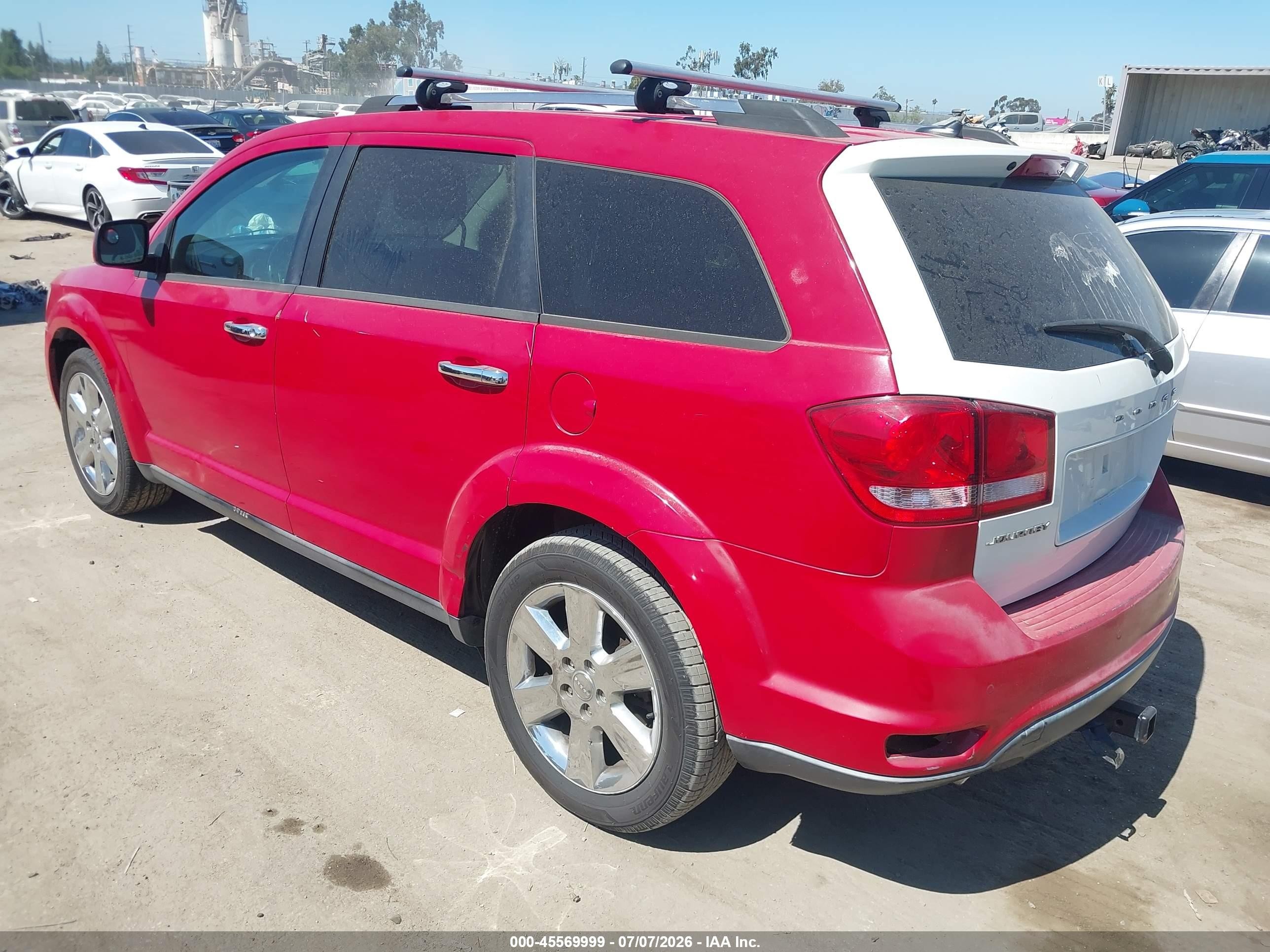 2013 Dodge Journey Crew Red vin: 3C4PDCDG0DT682687