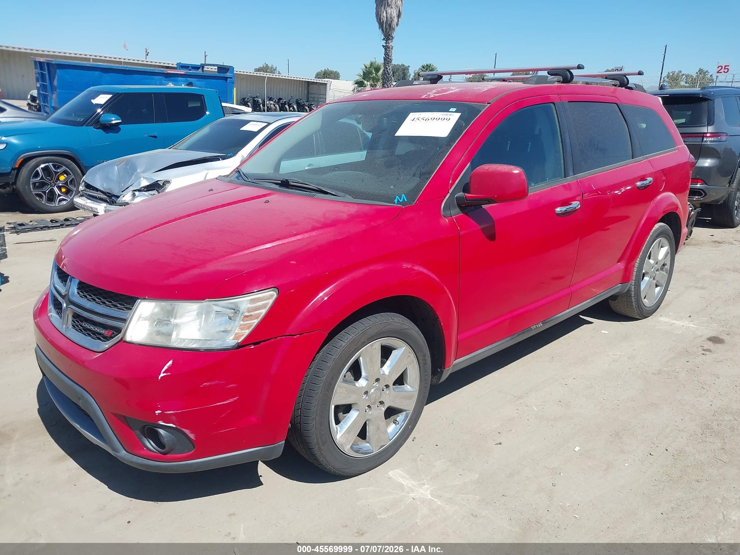 2013 Dodge Journey Crew Red vin: 3C4PDCDG0DT682687