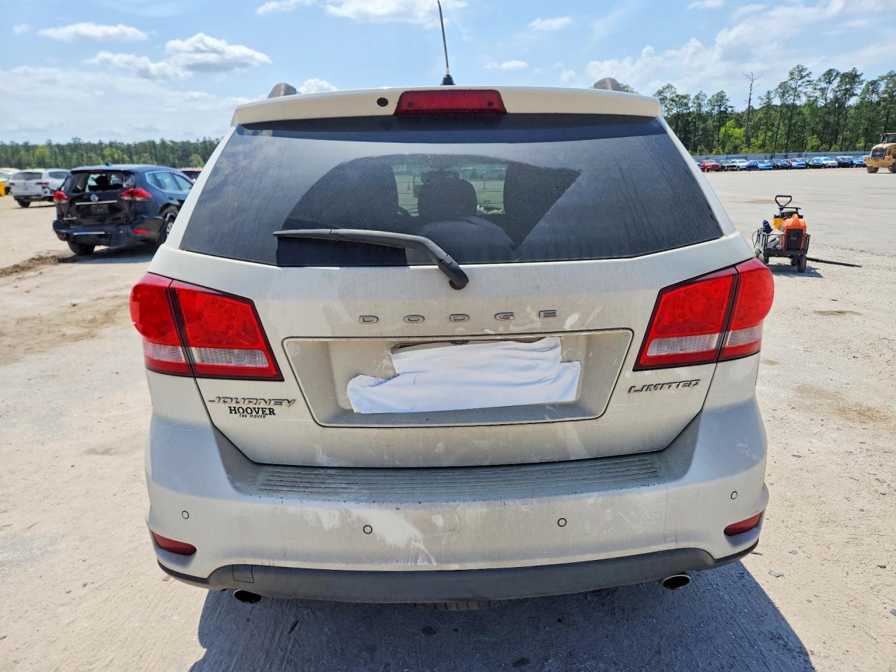 2015 Dodge Journey Limited White vin: 3C4PDCDG1FT608357