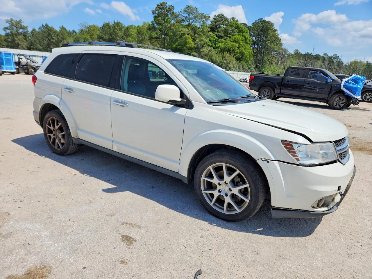 2015 Dodge Journey Limited White vin: 3C4PDCDG1FT608357