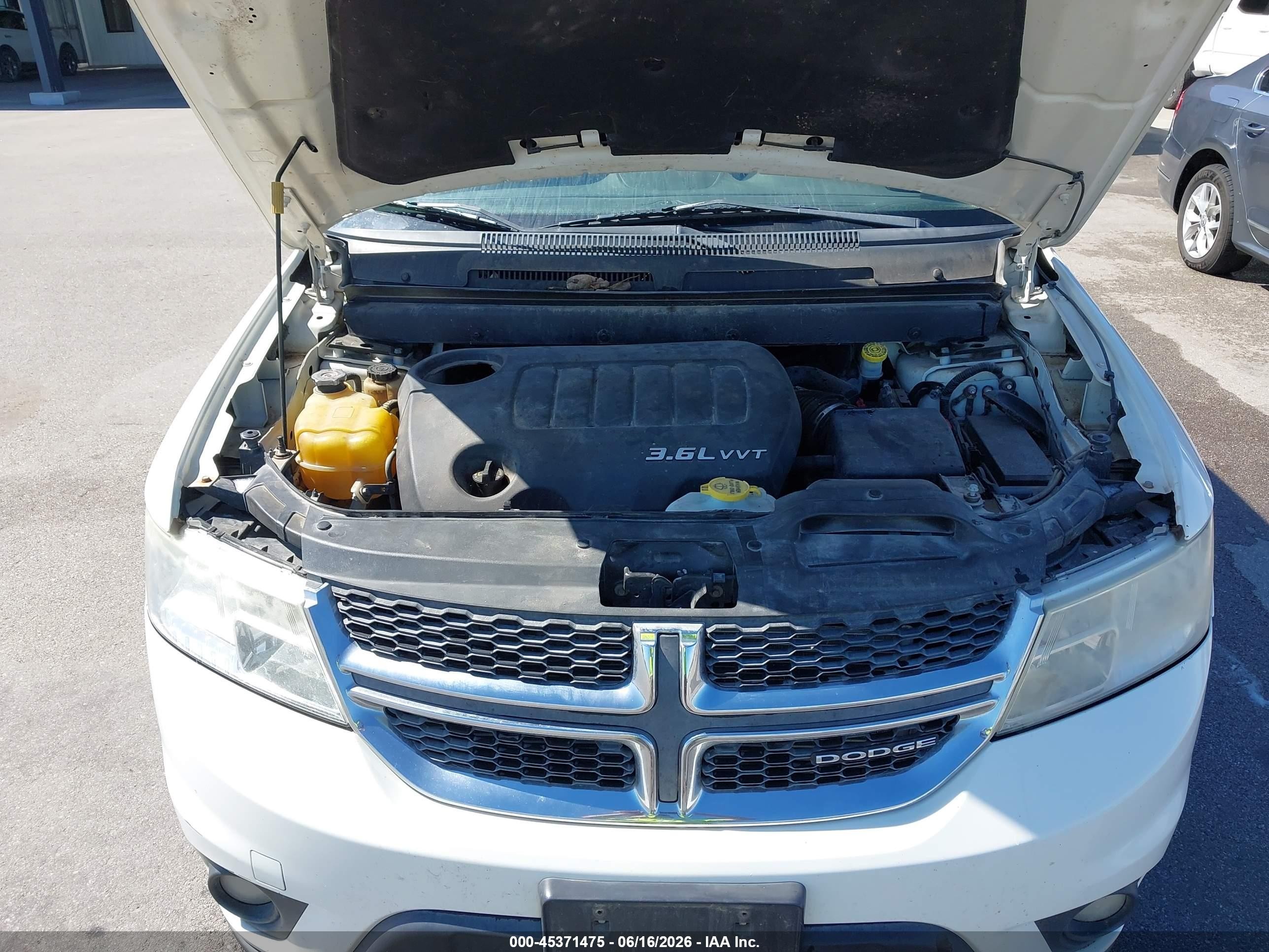 2012 Dodge Journey Crew Белый vin: 3C4PDCDG2CT146645