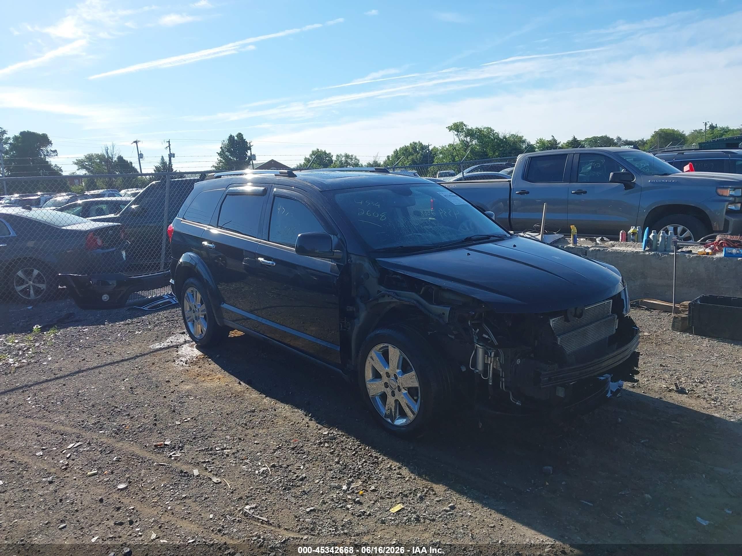 2014 Dodge Journey Limited Black vin: 3C4PDCDG2ET198568