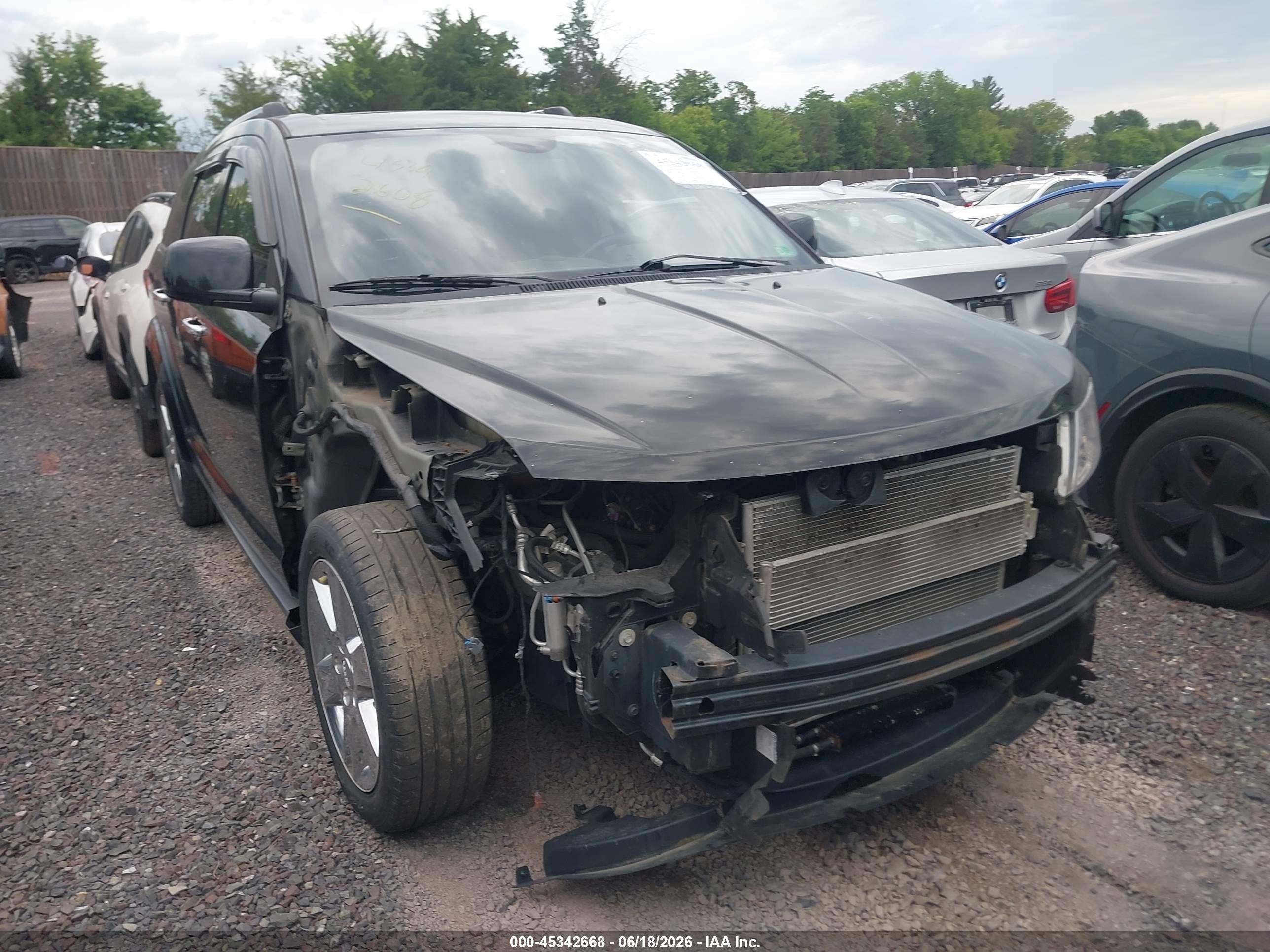 2014 Dodge Journey Limited Black vin: 3C4PDCDG2ET198568