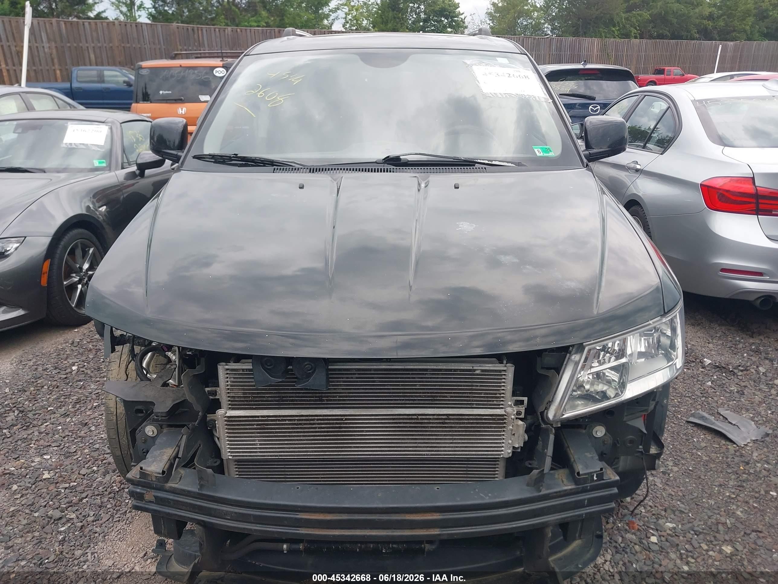 2014 Dodge Journey Limited Black vin: 3C4PDCDG2ET198568